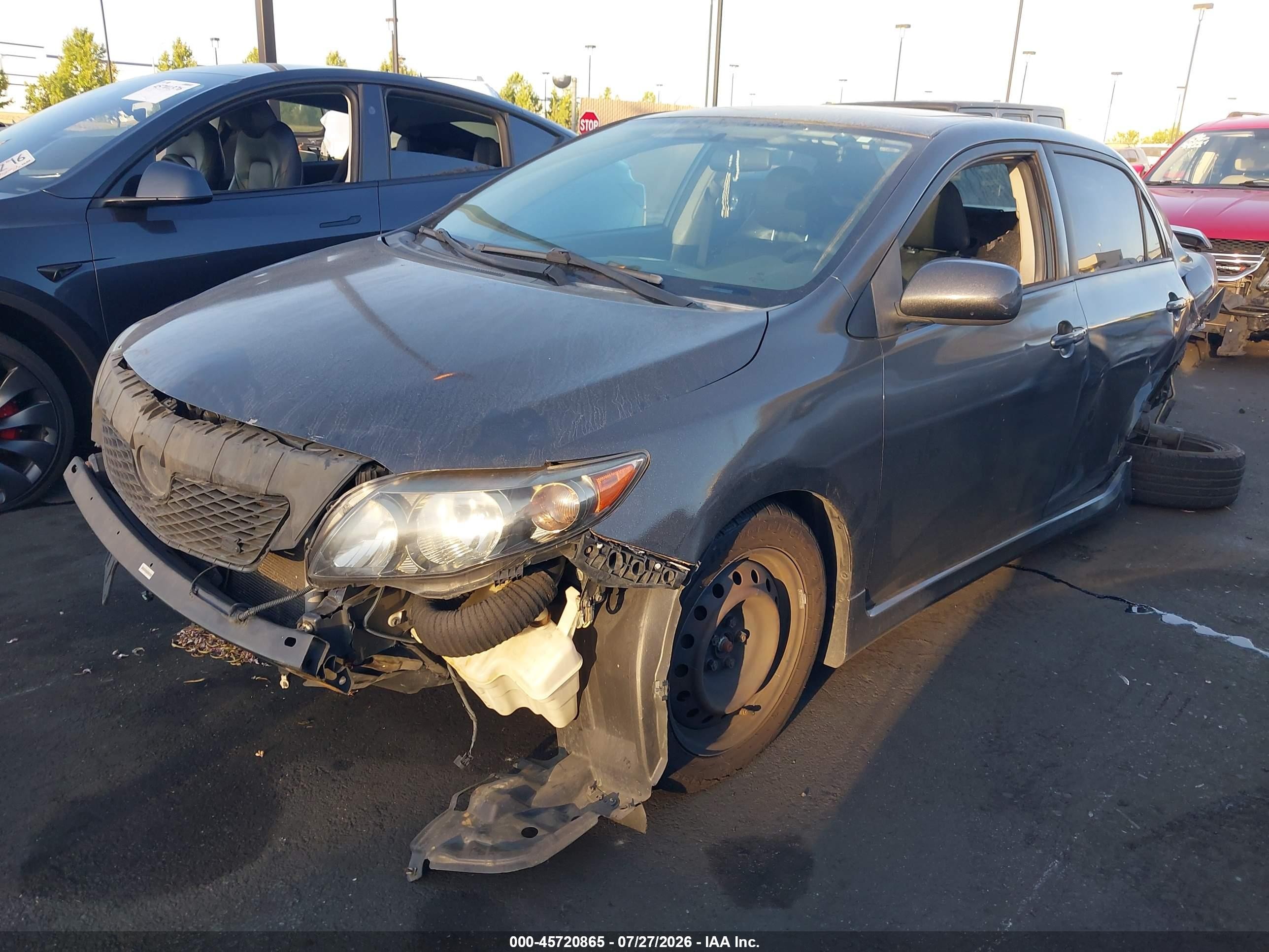 2009 Toyota Corolla S Gray vin: 1NXBU40E49Z088519