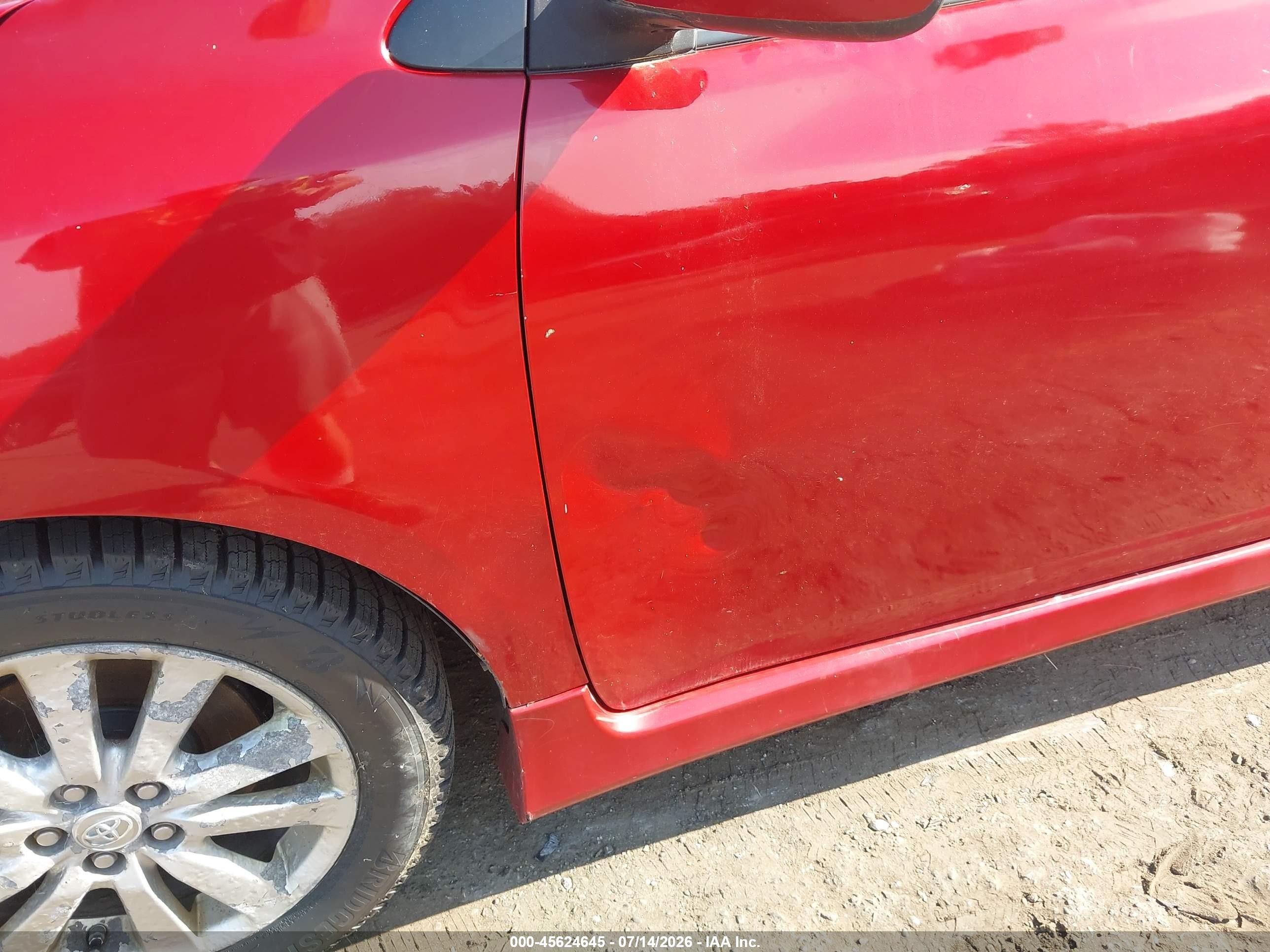 2009 Toyota Corolla S Red vin: 1NXBU40E49Z094871