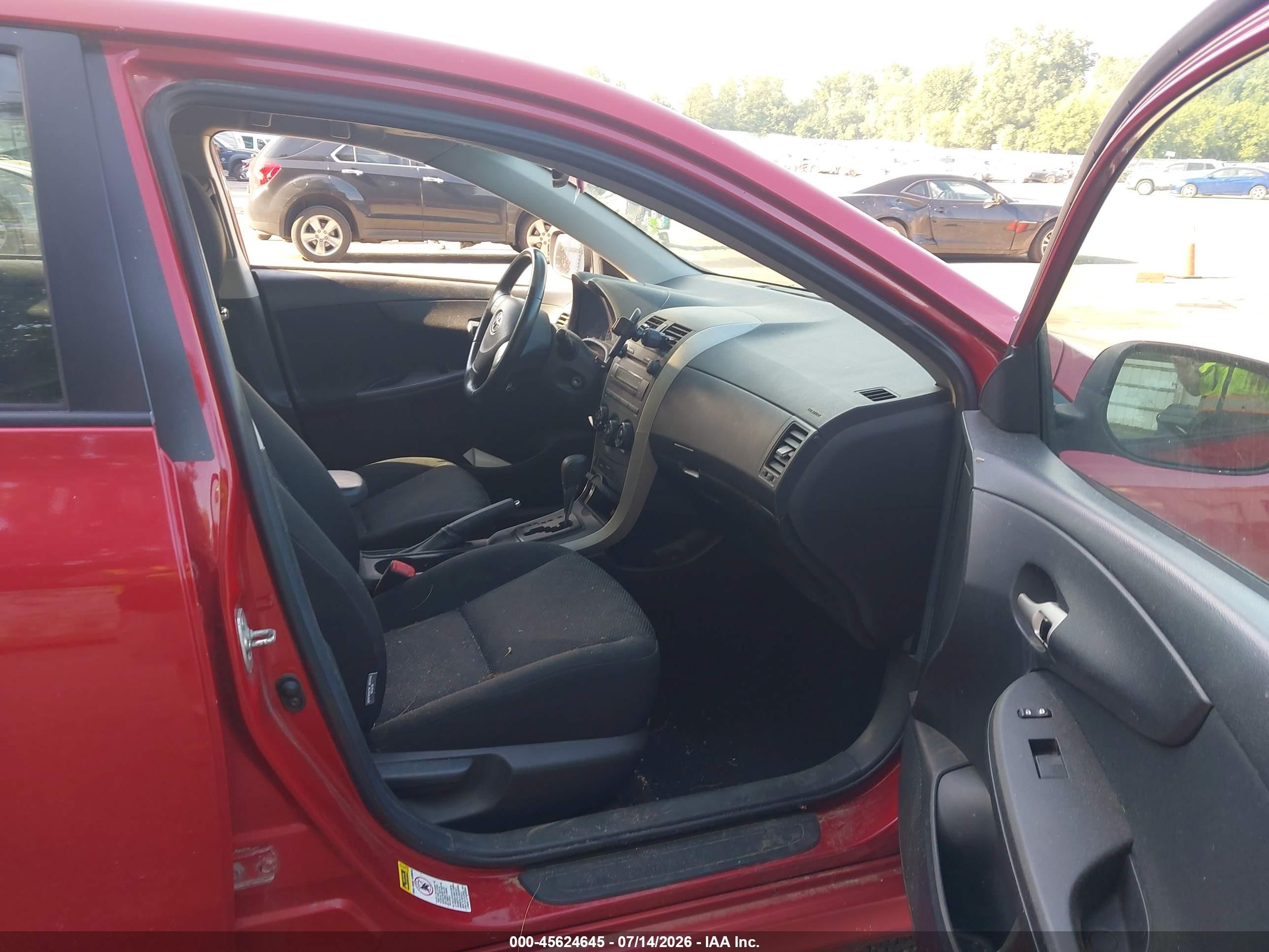 2009 Toyota Corolla S Red vin: 1NXBU40E49Z094871