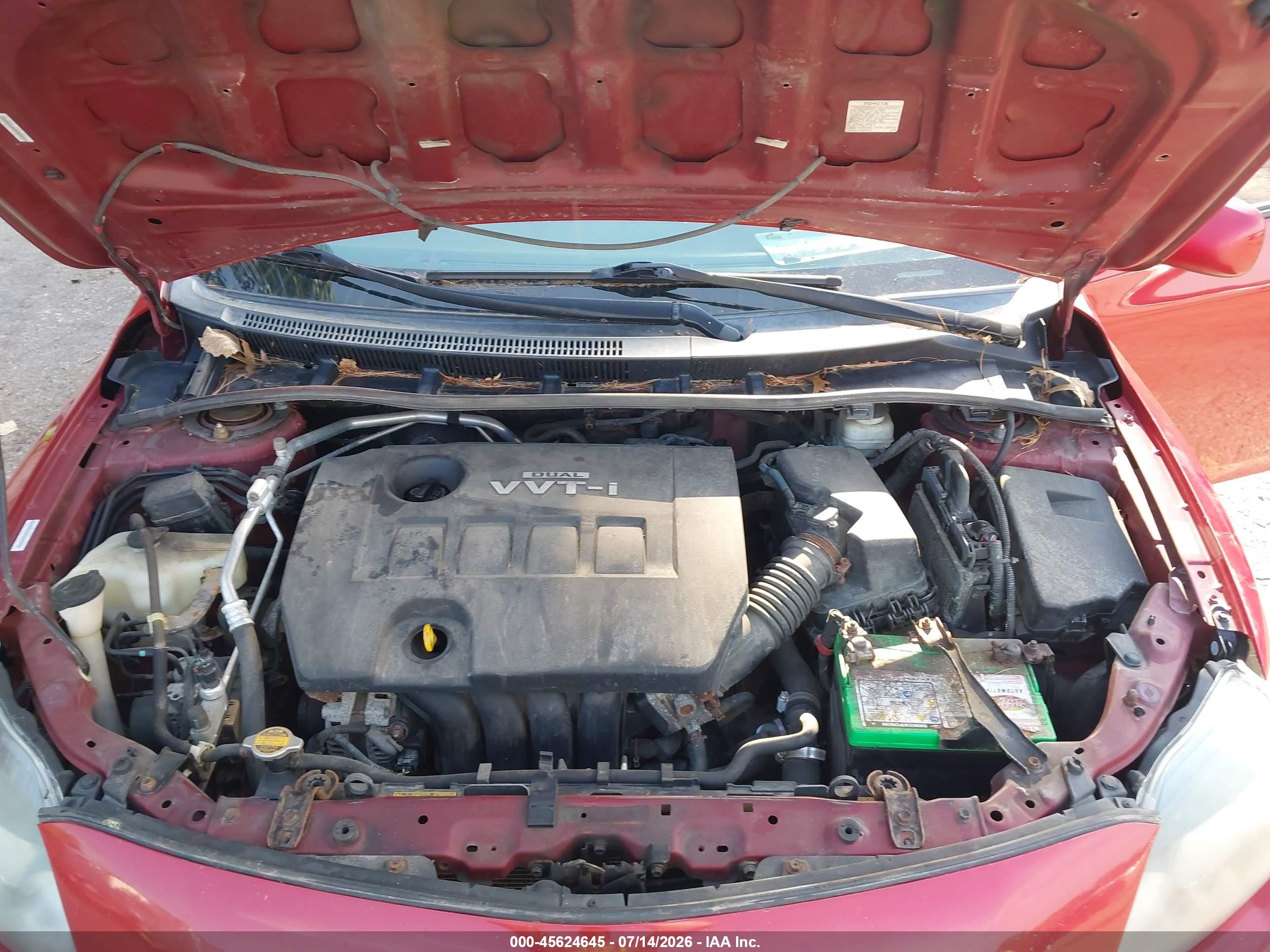2009 Toyota Corolla S Red vin: 1NXBU40E49Z094871