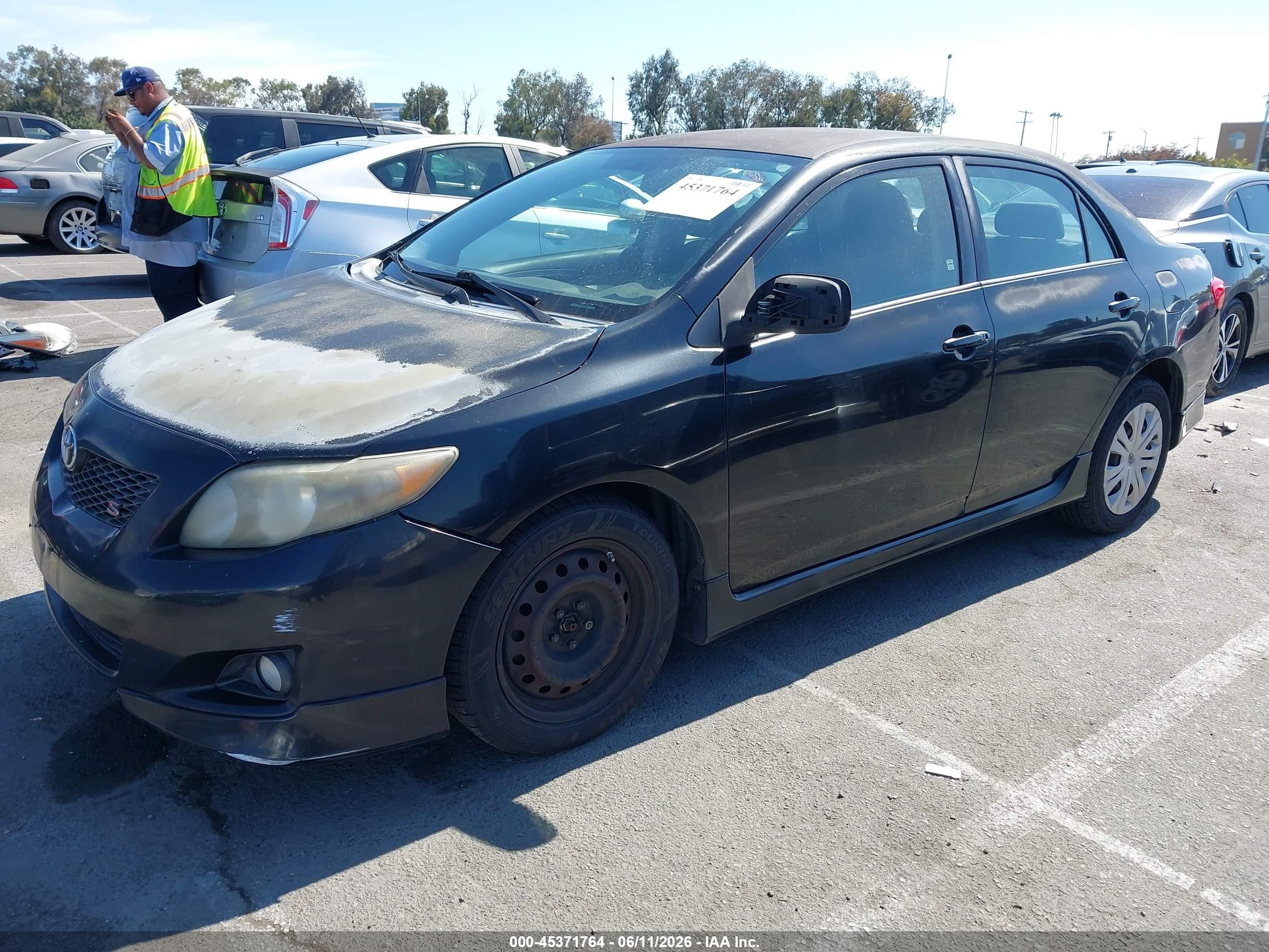 2009 Toyota Corolla S Black vin: 1NXBU40E49Z096698