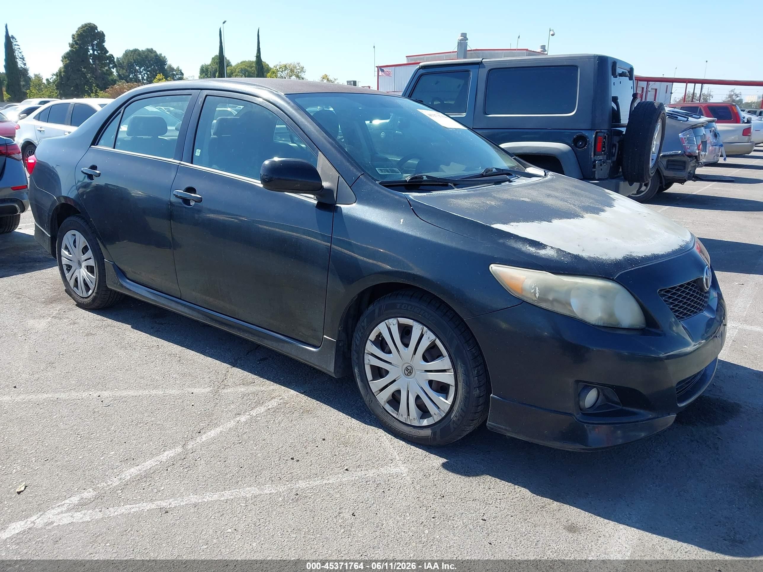 2009 Toyota Corolla S Black vin: 1NXBU40E49Z096698