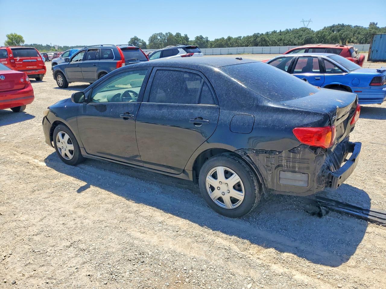 2009 Toyota Corolla Base Black vin: 1NXBU40E49Z096832
