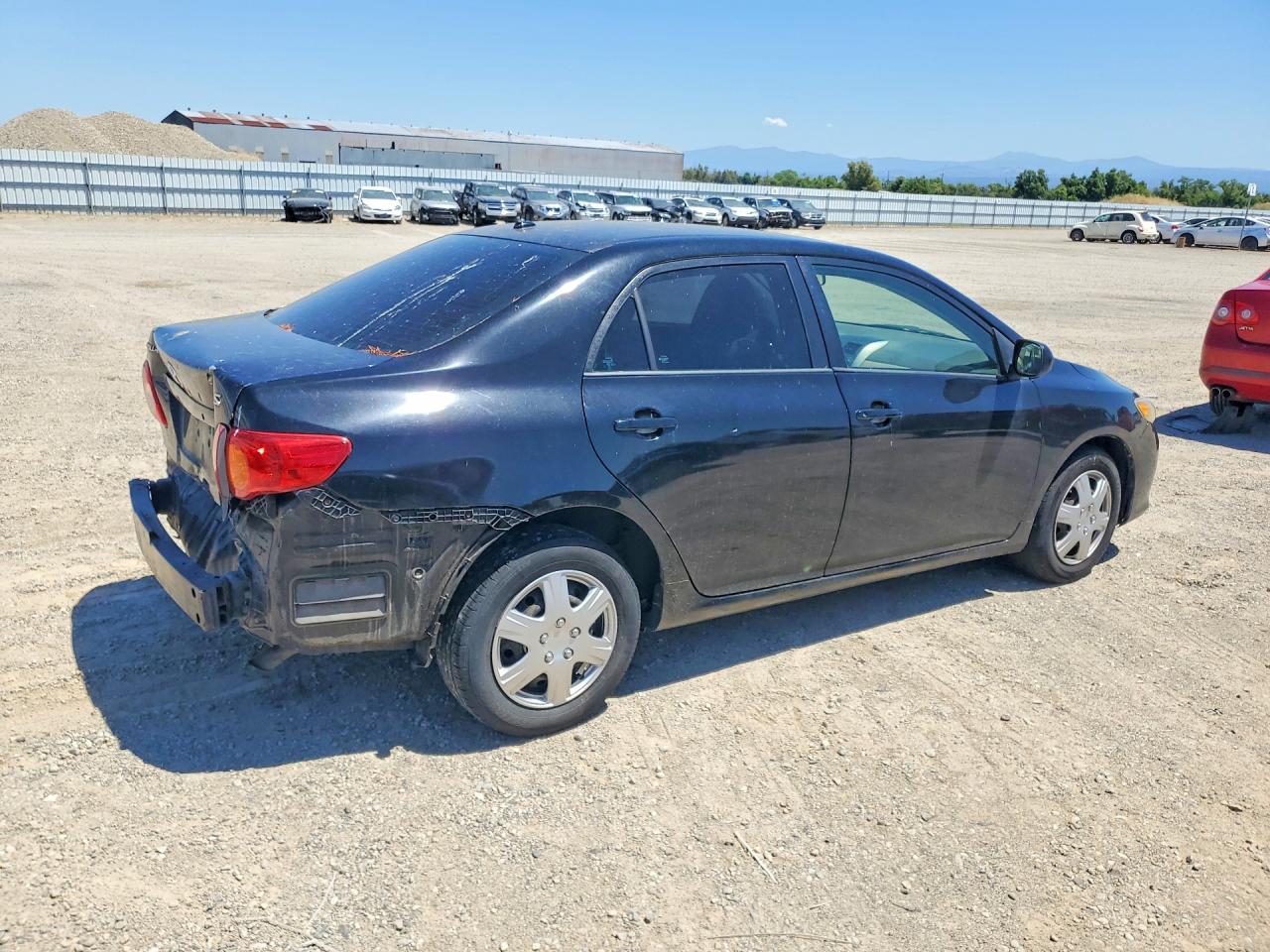 2009 Toyota Corolla Base Black vin: 1NXBU40E49Z096832