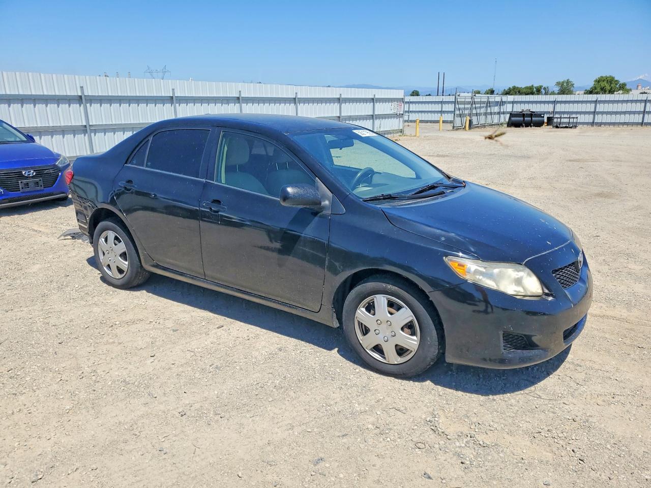 2009 Toyota Corolla Base Black vin: 1NXBU40E49Z096832