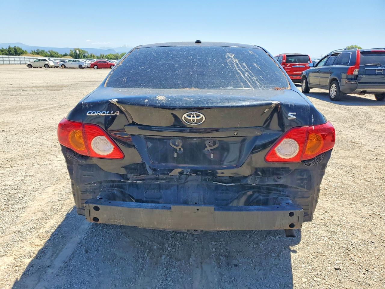 2009 Toyota Corolla Base Black vin: 1NXBU40E49Z096832