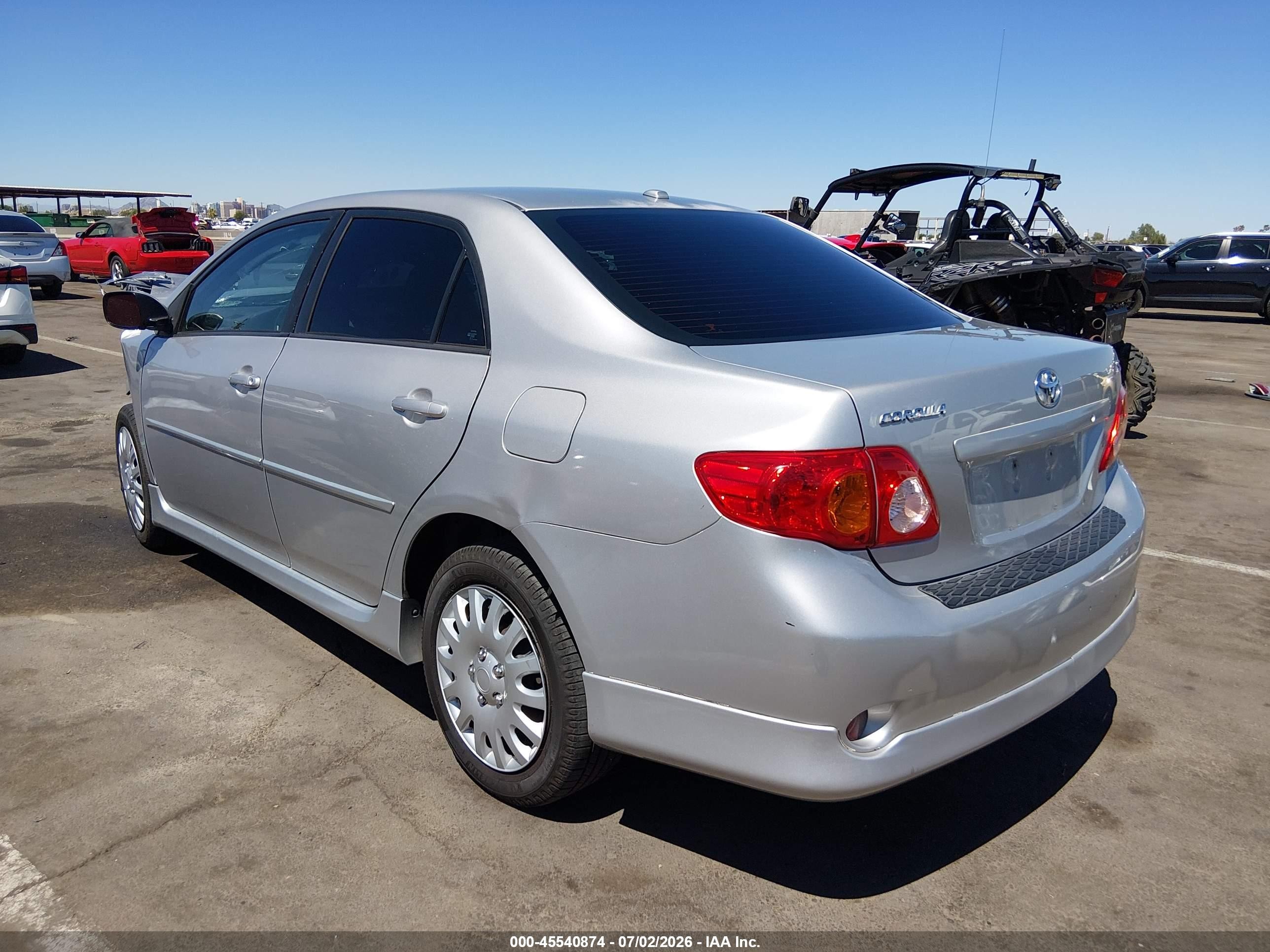 2009 Toyota Corolla S Silver vin: 1NXBU40E49Z105741