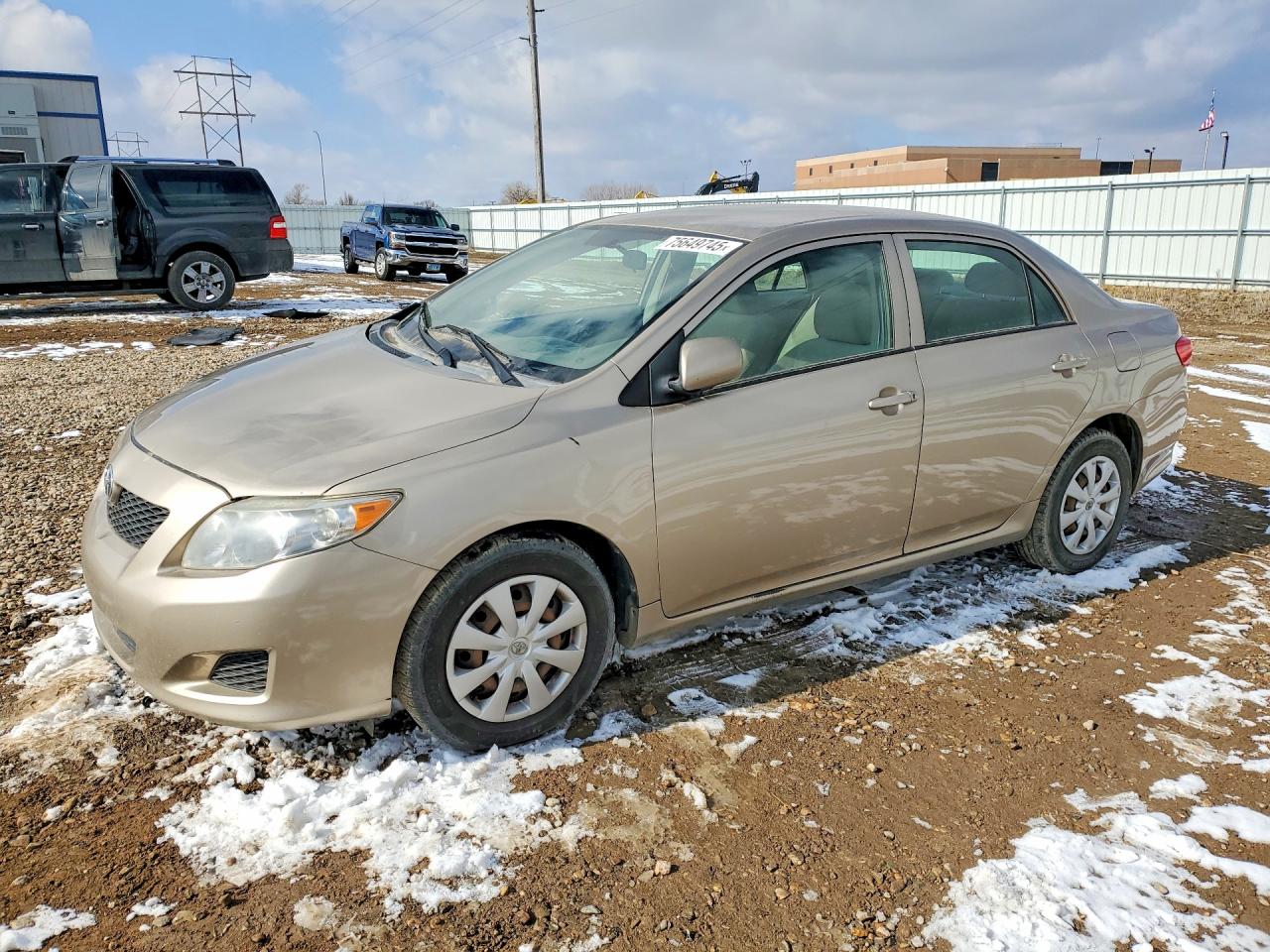 2009 Toyota Corolla Base Beige vin: 1NXBU40E49Z109451