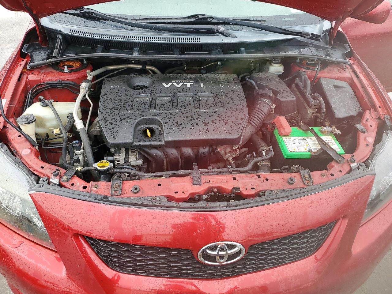 2009 Toyota Corolla Xle Red vin: 1NXBU40E49Z113287
