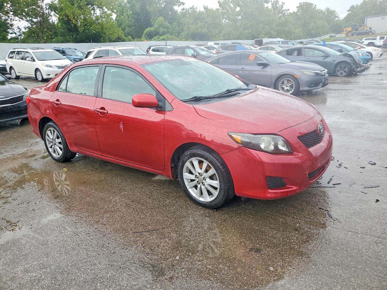 2009 Toyota Corolla Xle Red vin: 1NXBU40E49Z113287