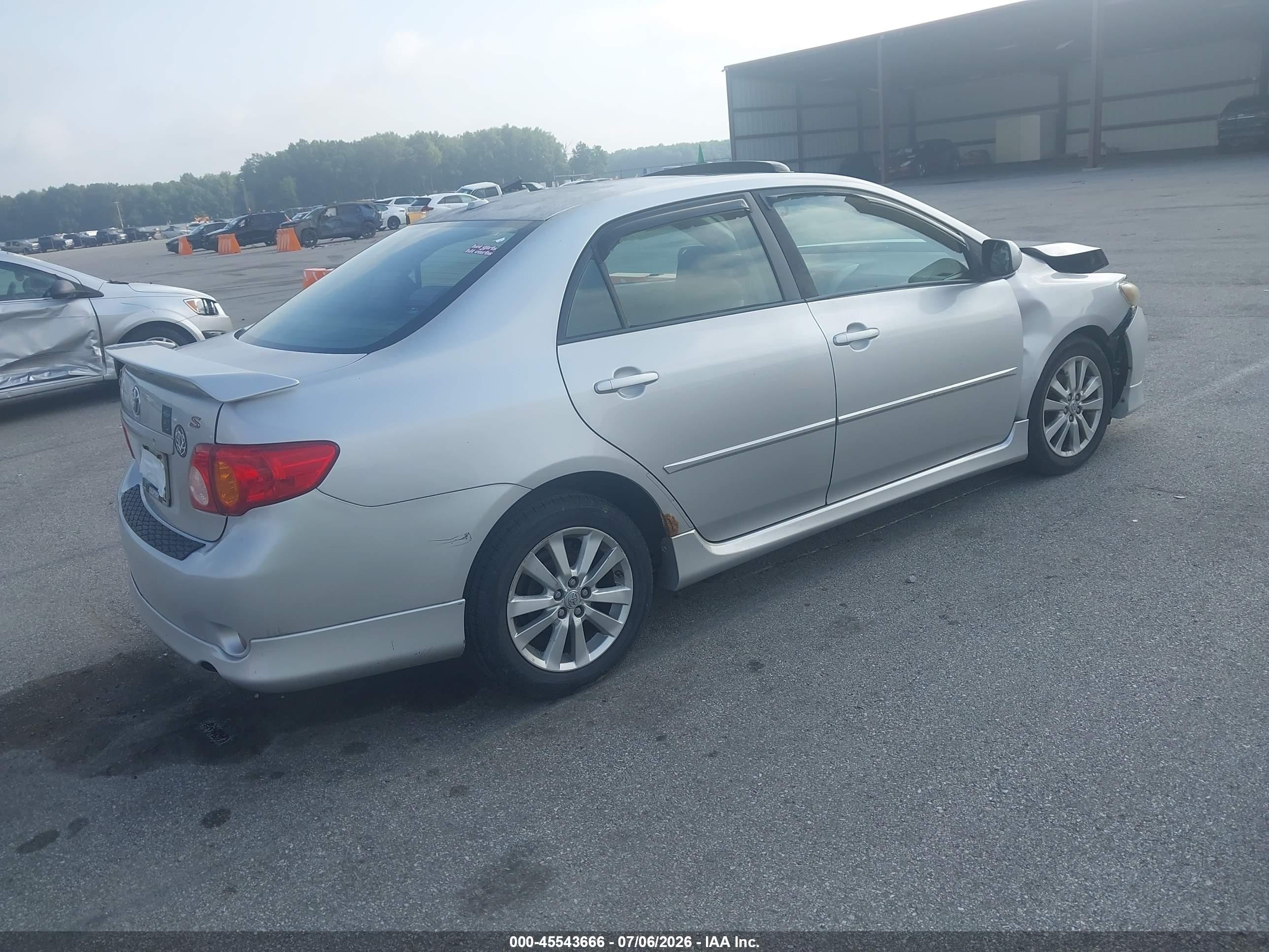 2009 Toyota Corolla S Silver vin: 1NXBU40E49Z144460
