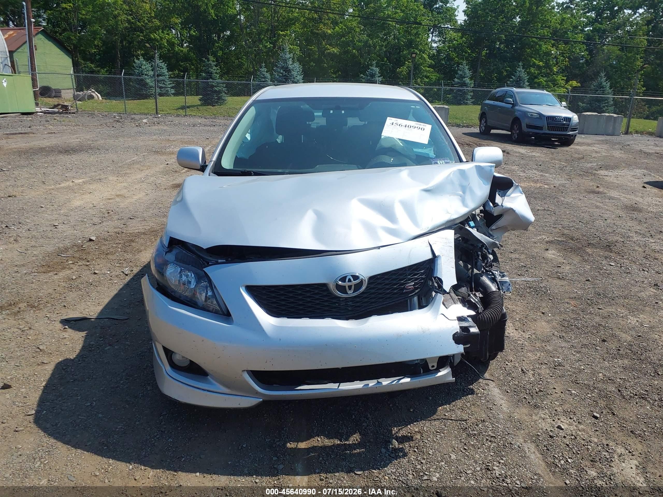 2009 Toyota Corolla S Серебряный vin: 1NXBU40E49Z153448