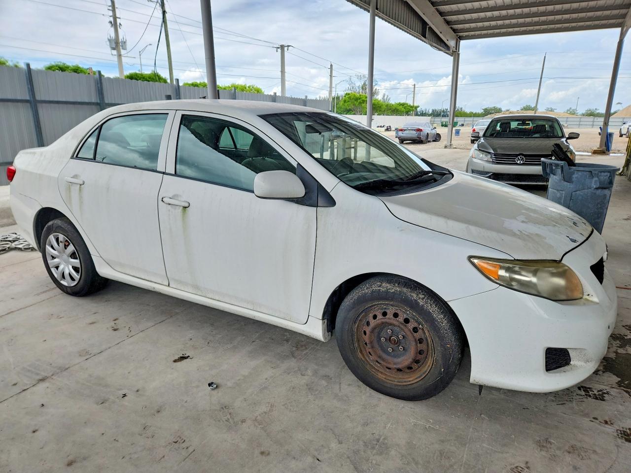 2009 Toyota Corolla Le Белый vin: 1NXBU40E49Z157709