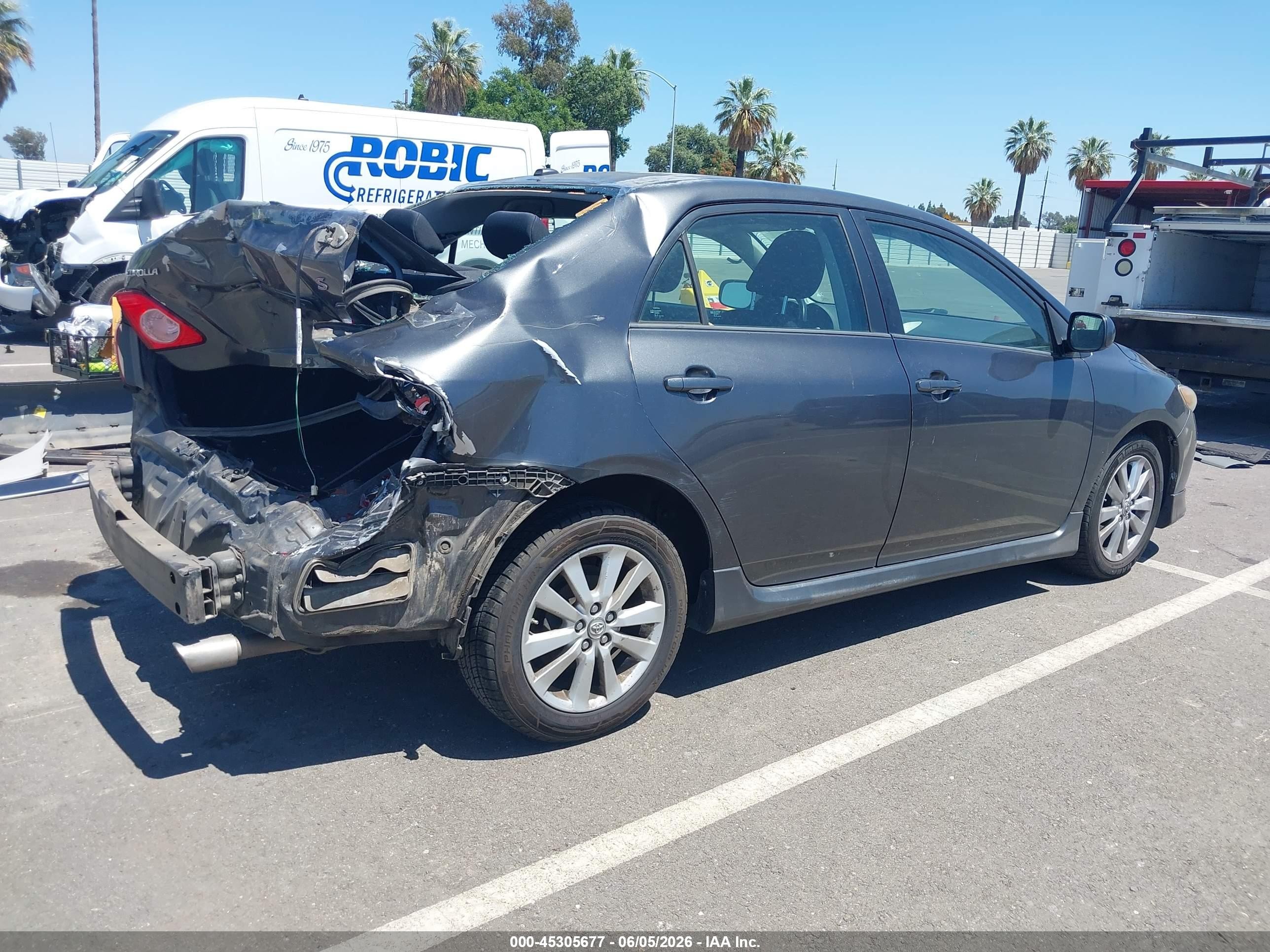 2009 Toyota Corolla S Gray vin: 1NXBU40E49Z157774