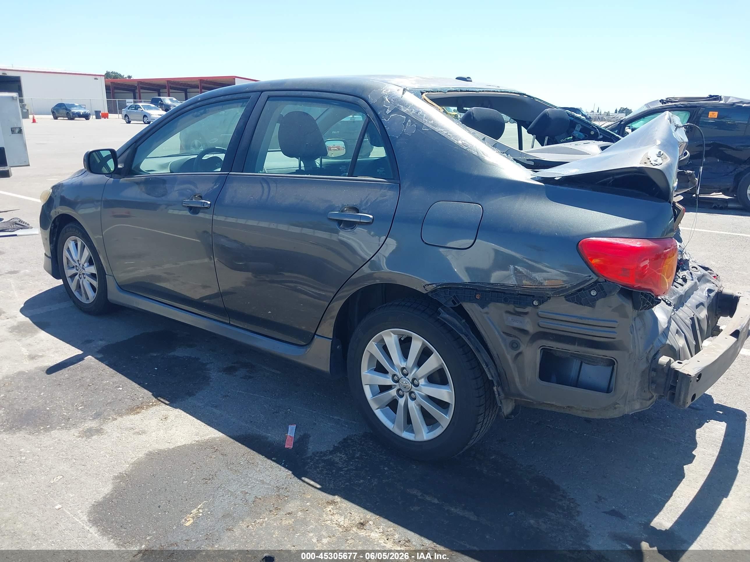 2009 Toyota Corolla S Gray vin: 1NXBU40E49Z157774