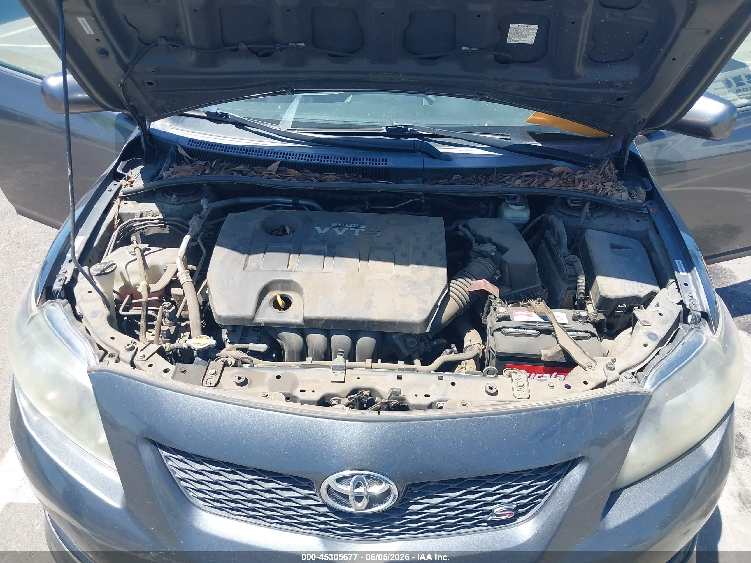 2009 Toyota Corolla S Gray vin: 1NXBU40E49Z157774