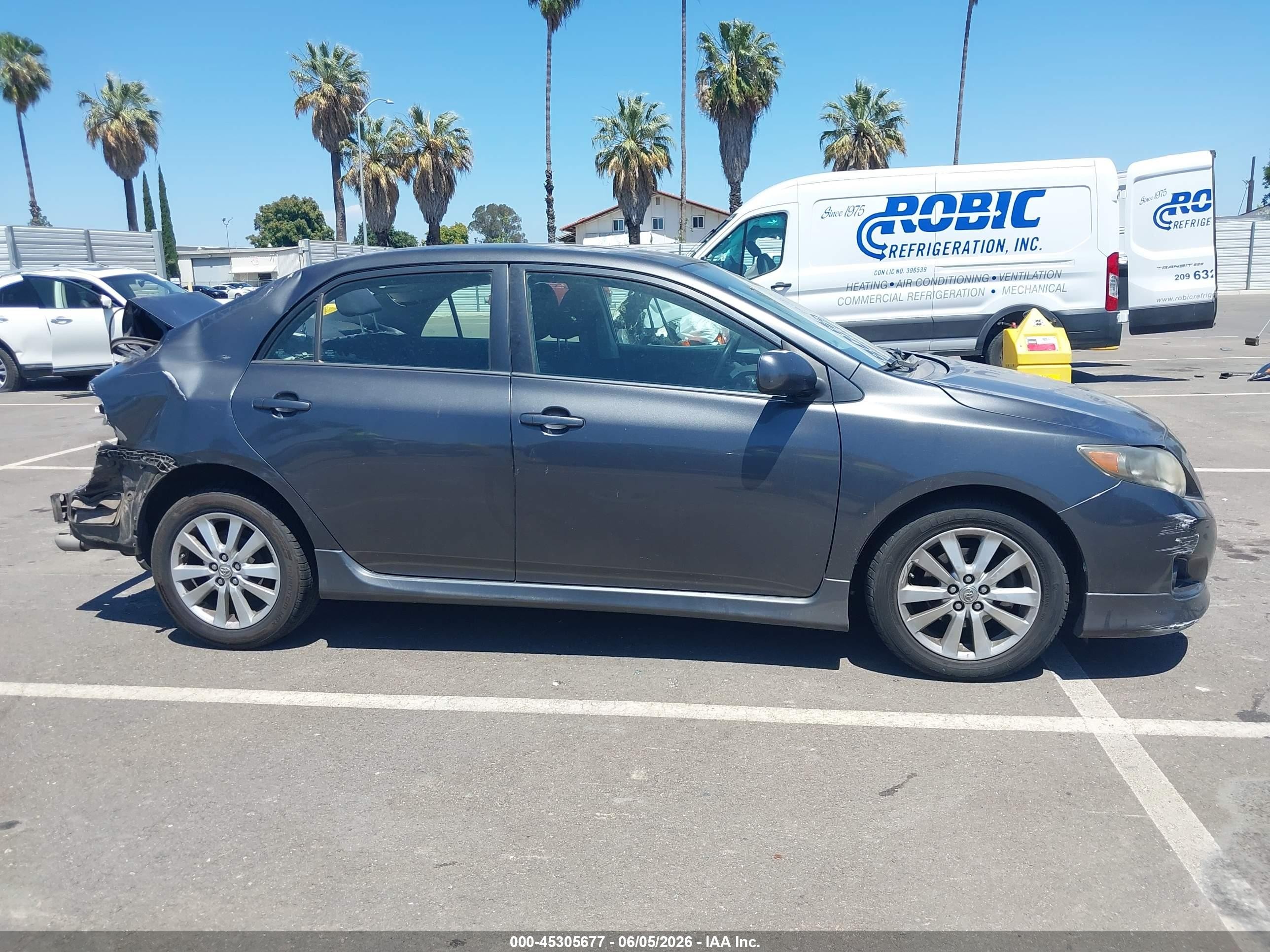 2009 Toyota Corolla S Gray vin: 1NXBU40E49Z157774
