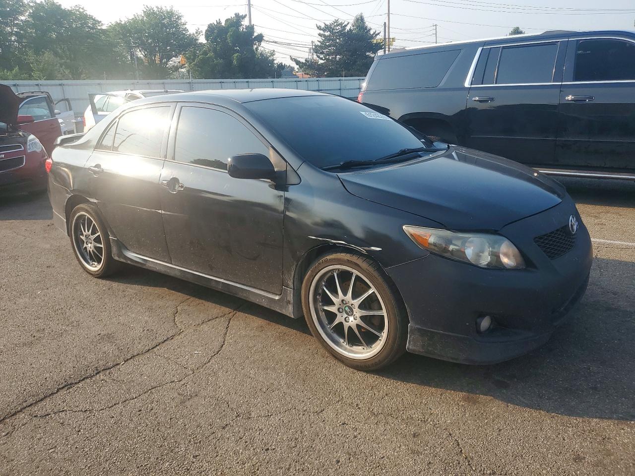 2009 Toyota Corolla S Black vin: 1NXBU40E49Z158343