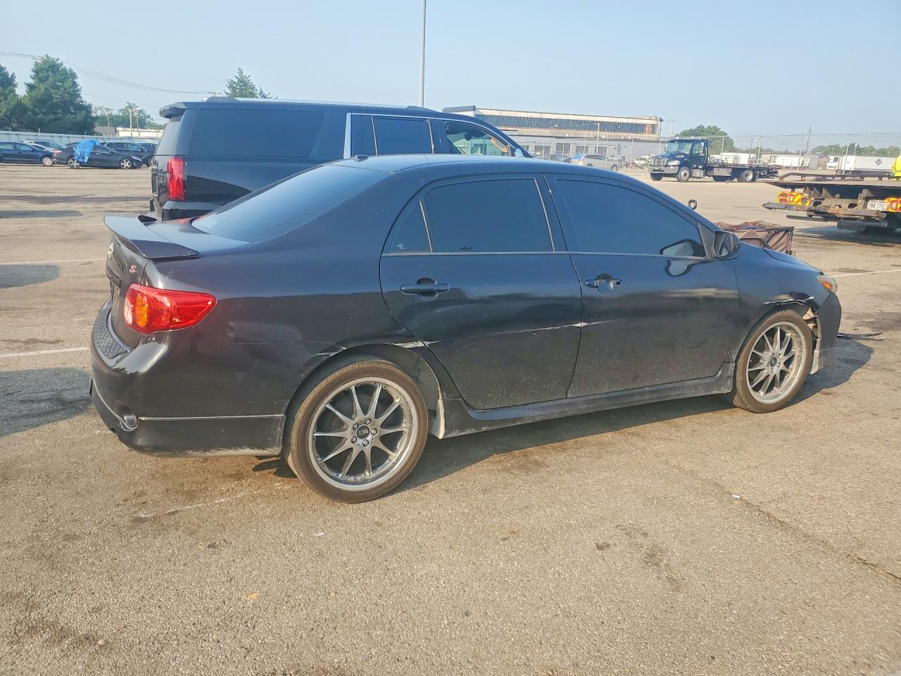 2009 Toyota Corolla S Black vin: 1NXBU40E49Z158343