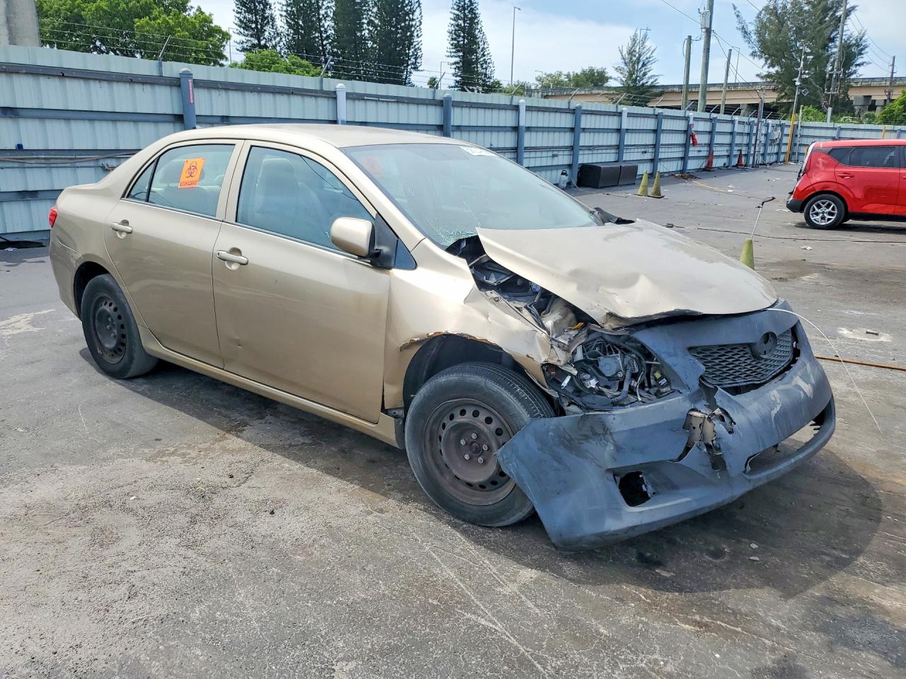 2009 Toyota Corolla Le Beige vin: 1NXBU40E49Z160450
