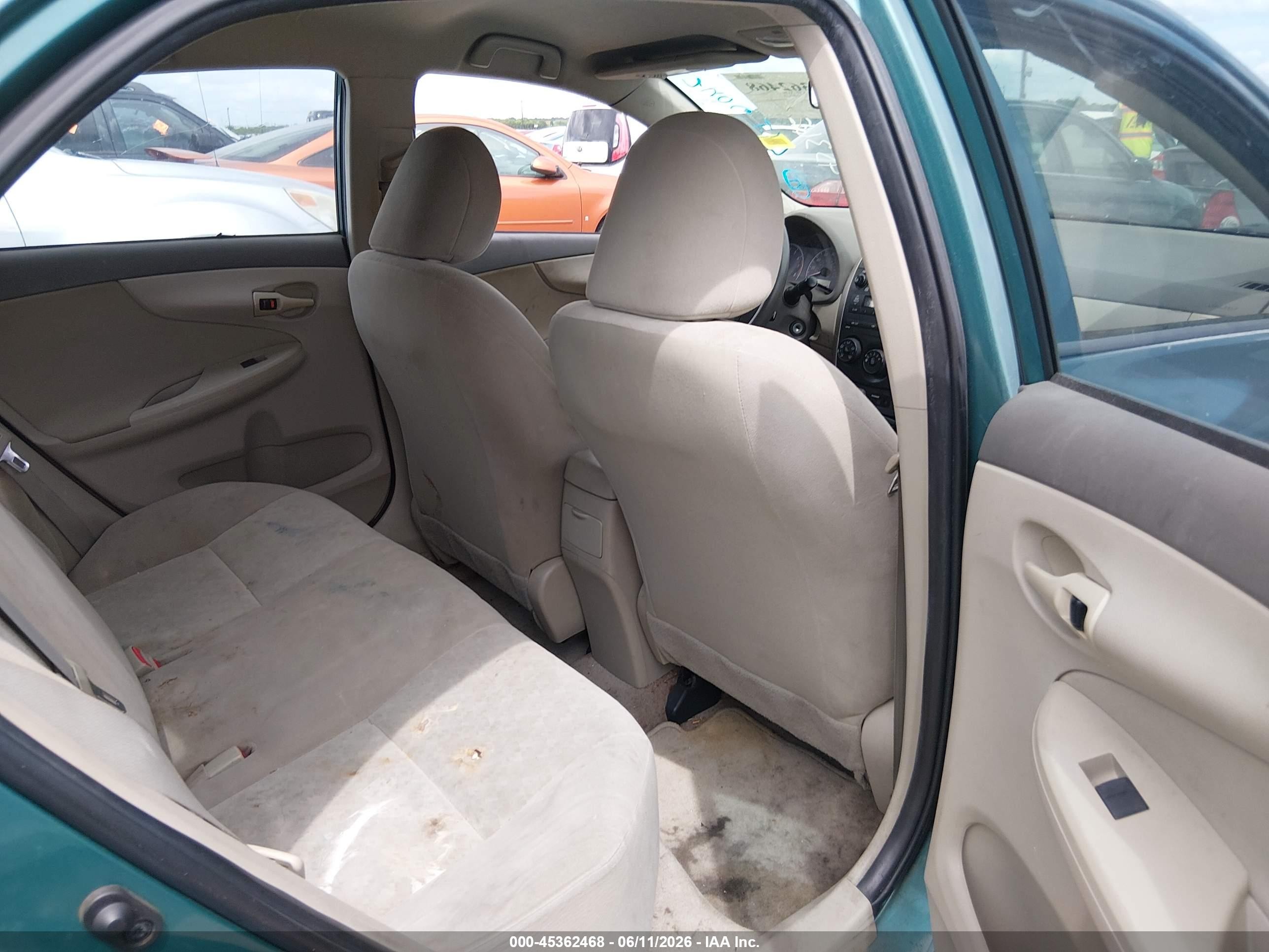2009 Toyota Corolla Le Green vin: 1NXBU40E59Z012064