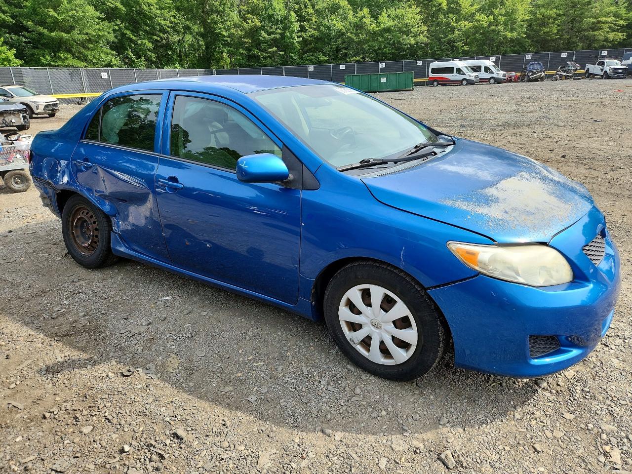 2009 Toyota Corolla Le Blue vin: 1NXBU40E59Z016048