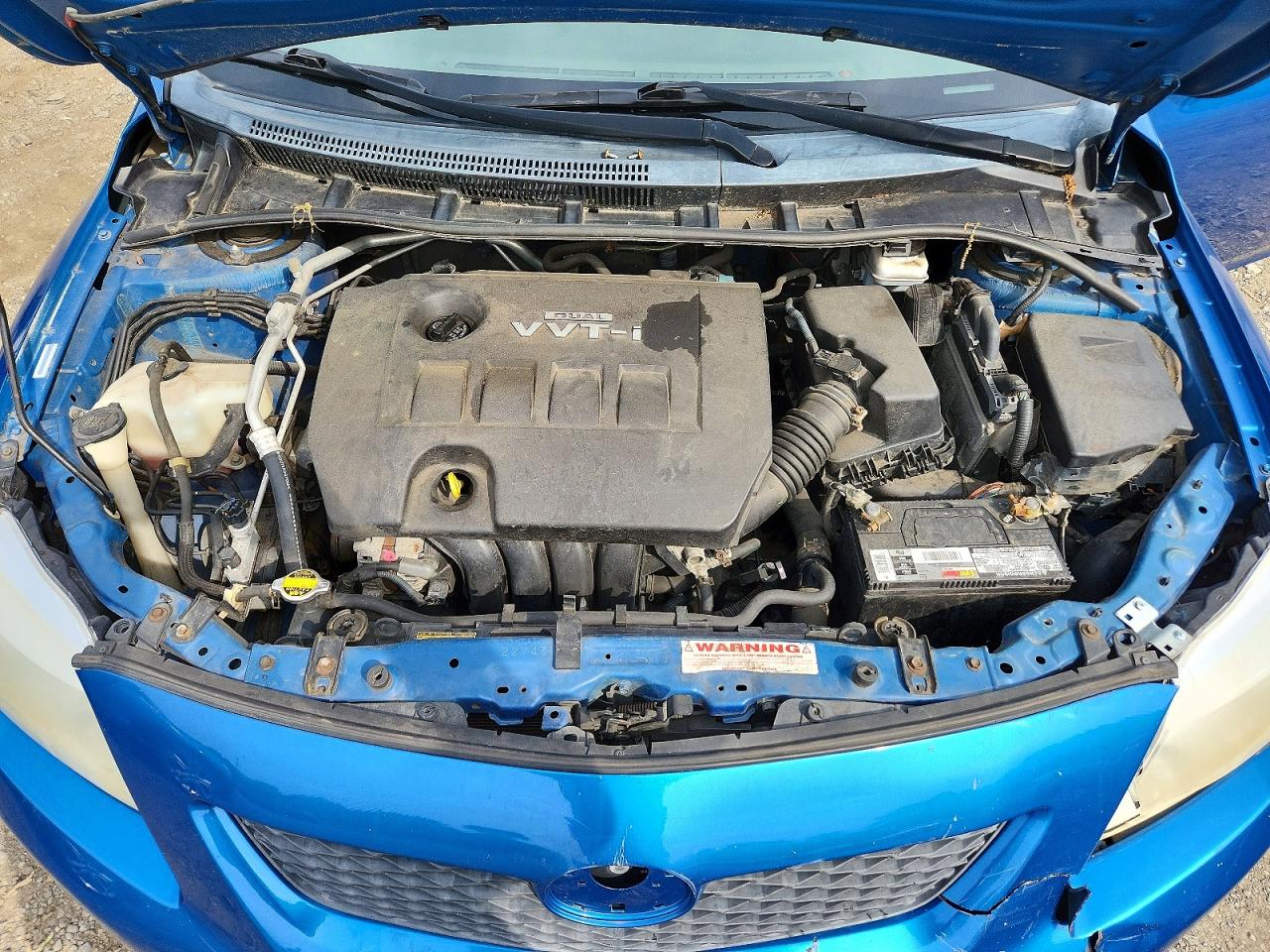 2009 Toyota Corolla Le Blue vin: 1NXBU40E59Z016048