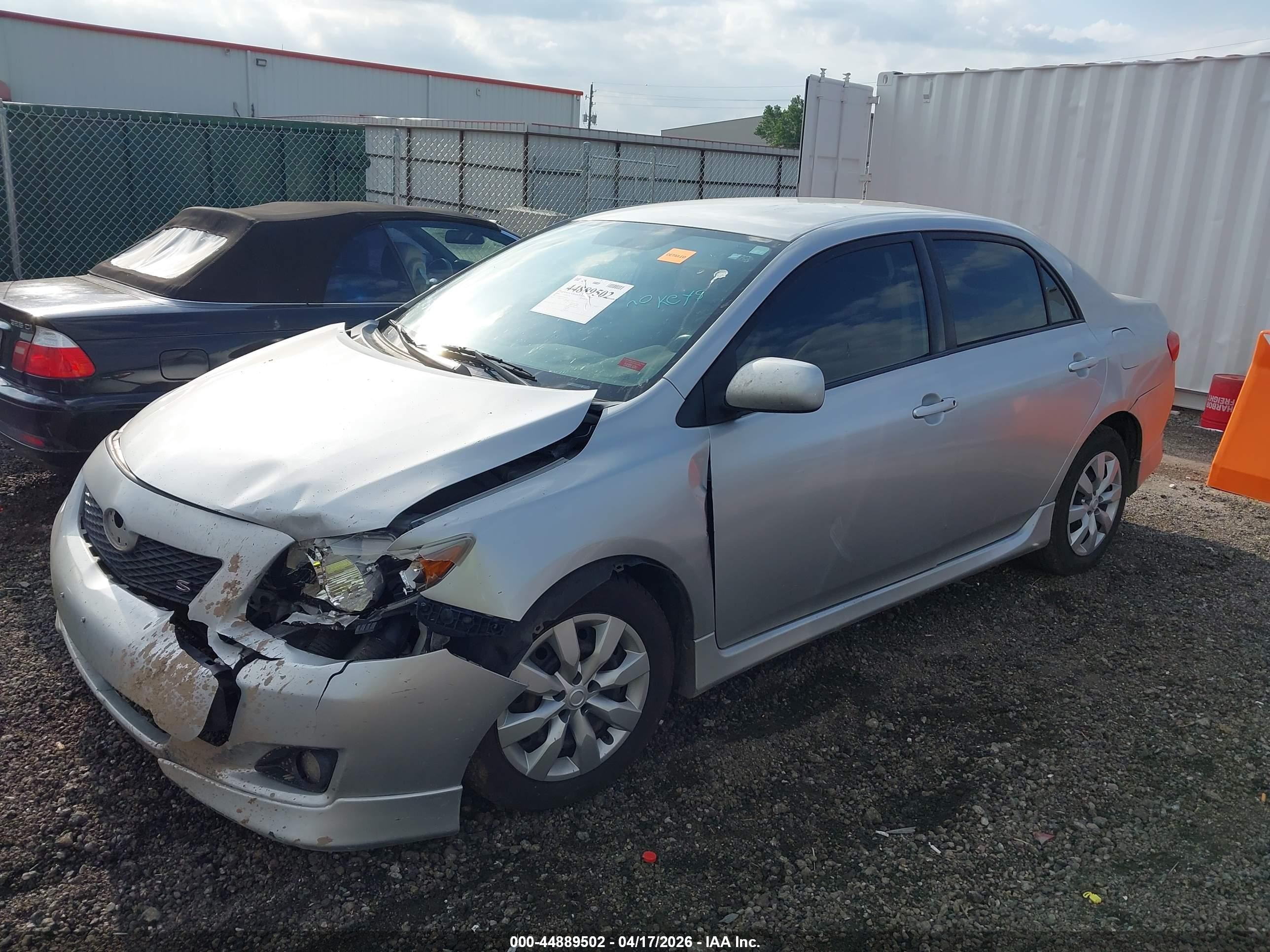 2009 Toyota Corolla S Silver vin: 1NXBU40E59Z025512