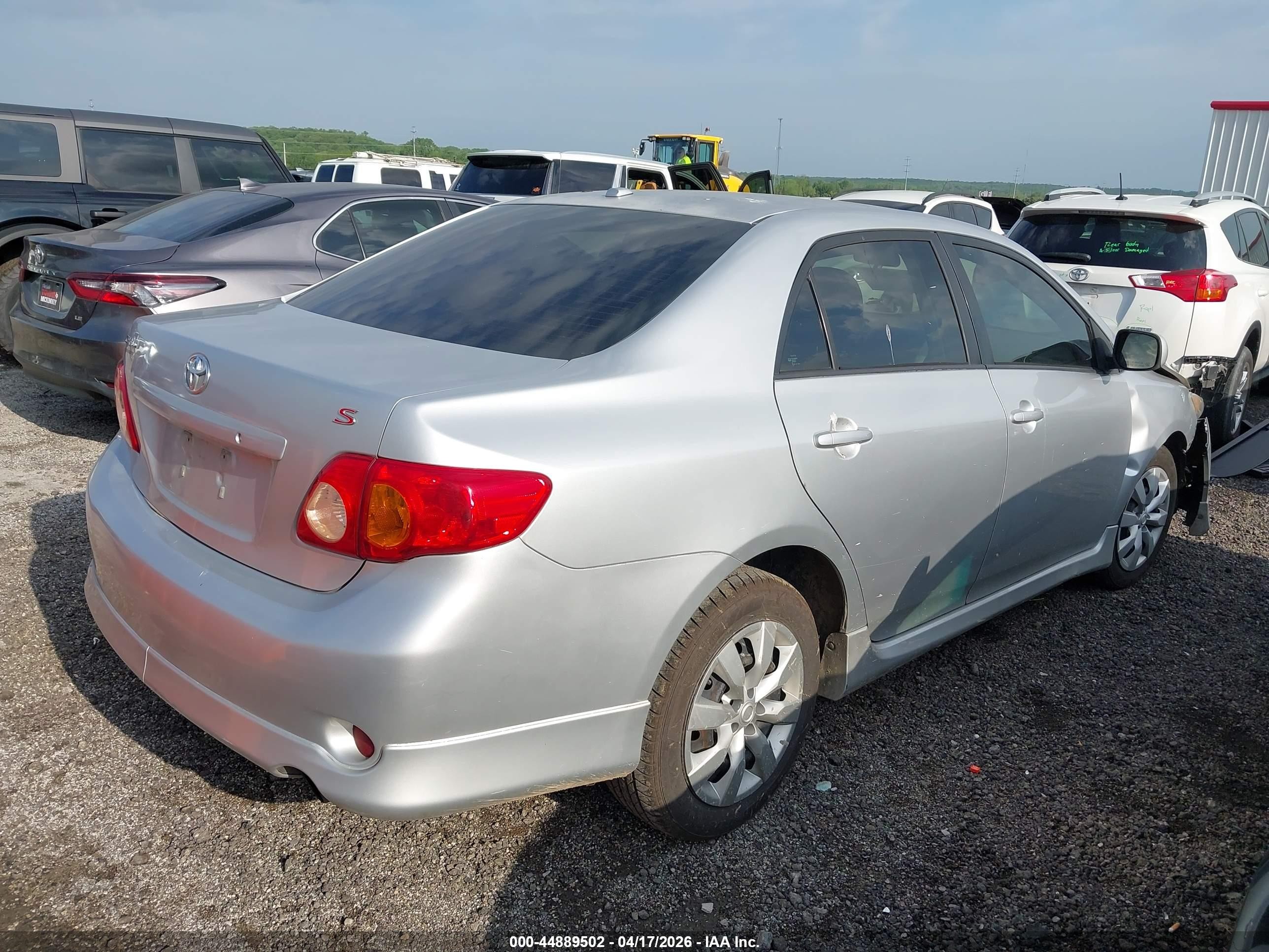 2009 Toyota Corolla S Silver vin: 1NXBU40E59Z025512