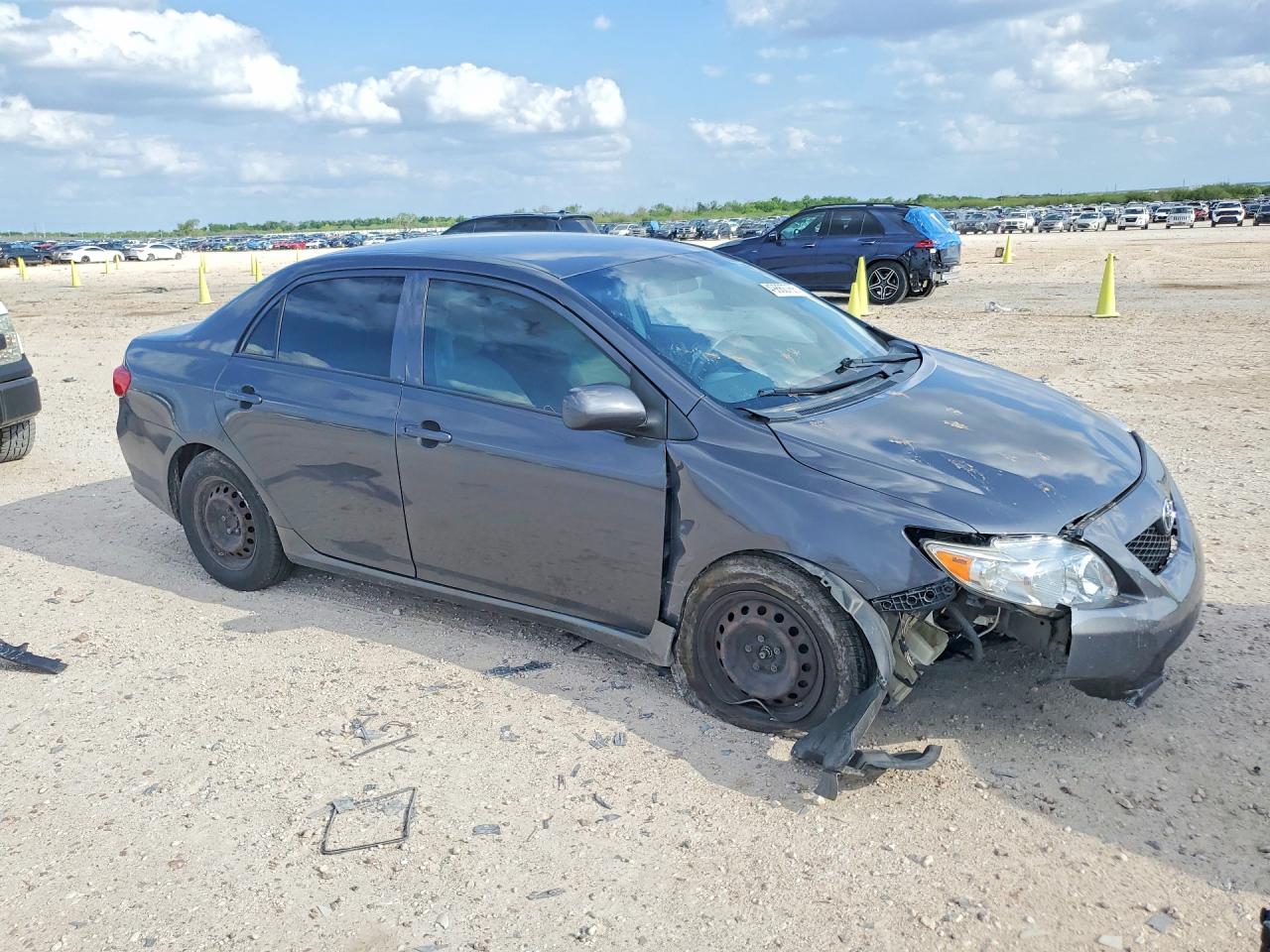 2009 Toyota Corolla Le Gray vin: 1NXBU40E59Z045162
