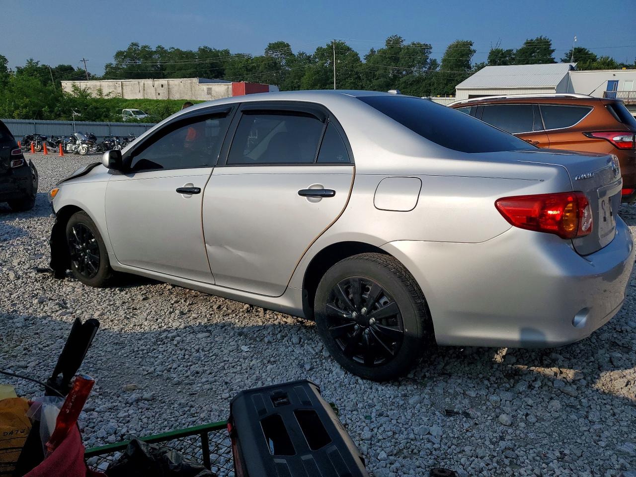 2009 Toyota Corolla Xle Silver vin: 1NXBU40E59Z050653