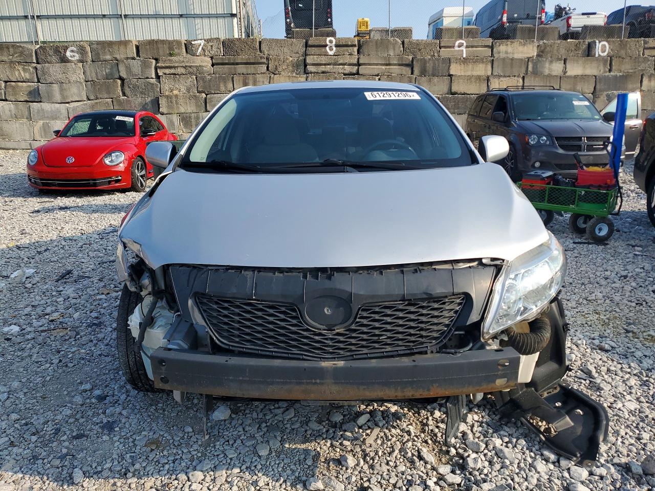 2009 Toyota Corolla Xle Silver vin: 1NXBU40E59Z050653