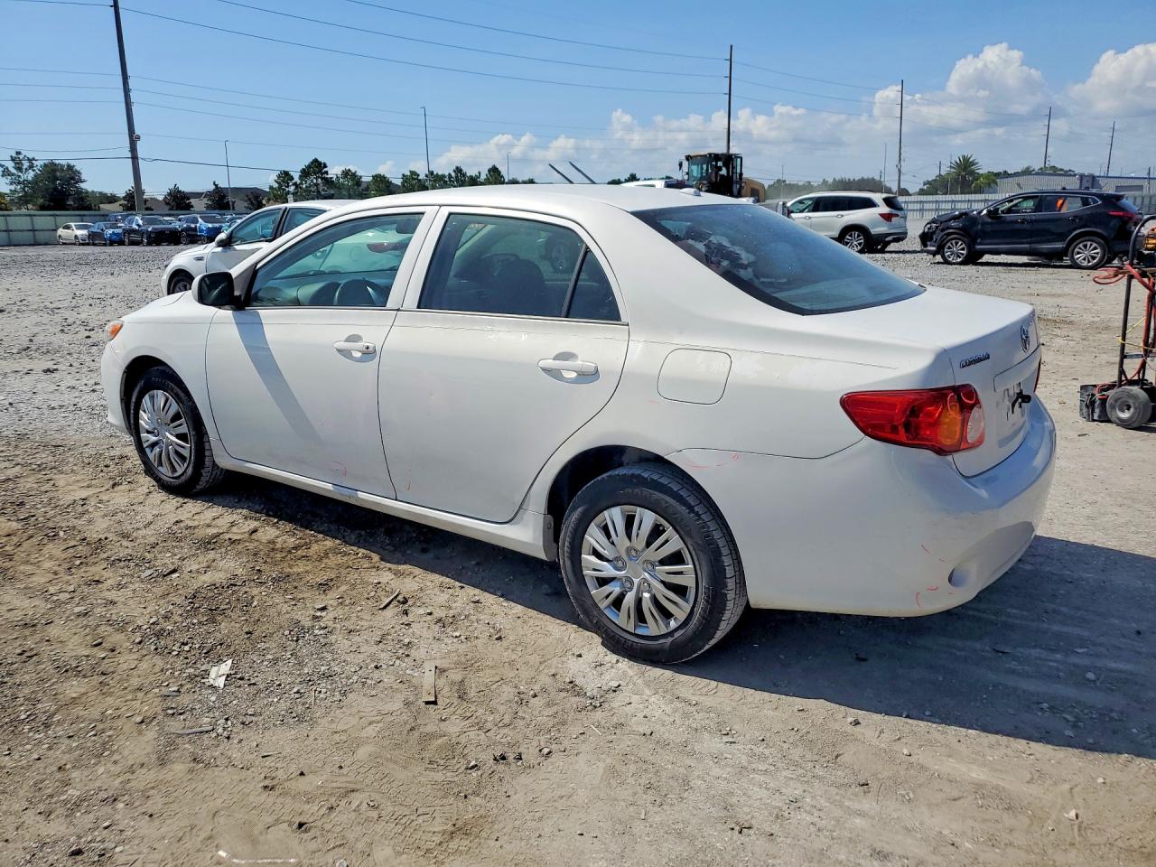 2009 Toyota Corolla Le Белый vin: 1NXBU40E59Z056999