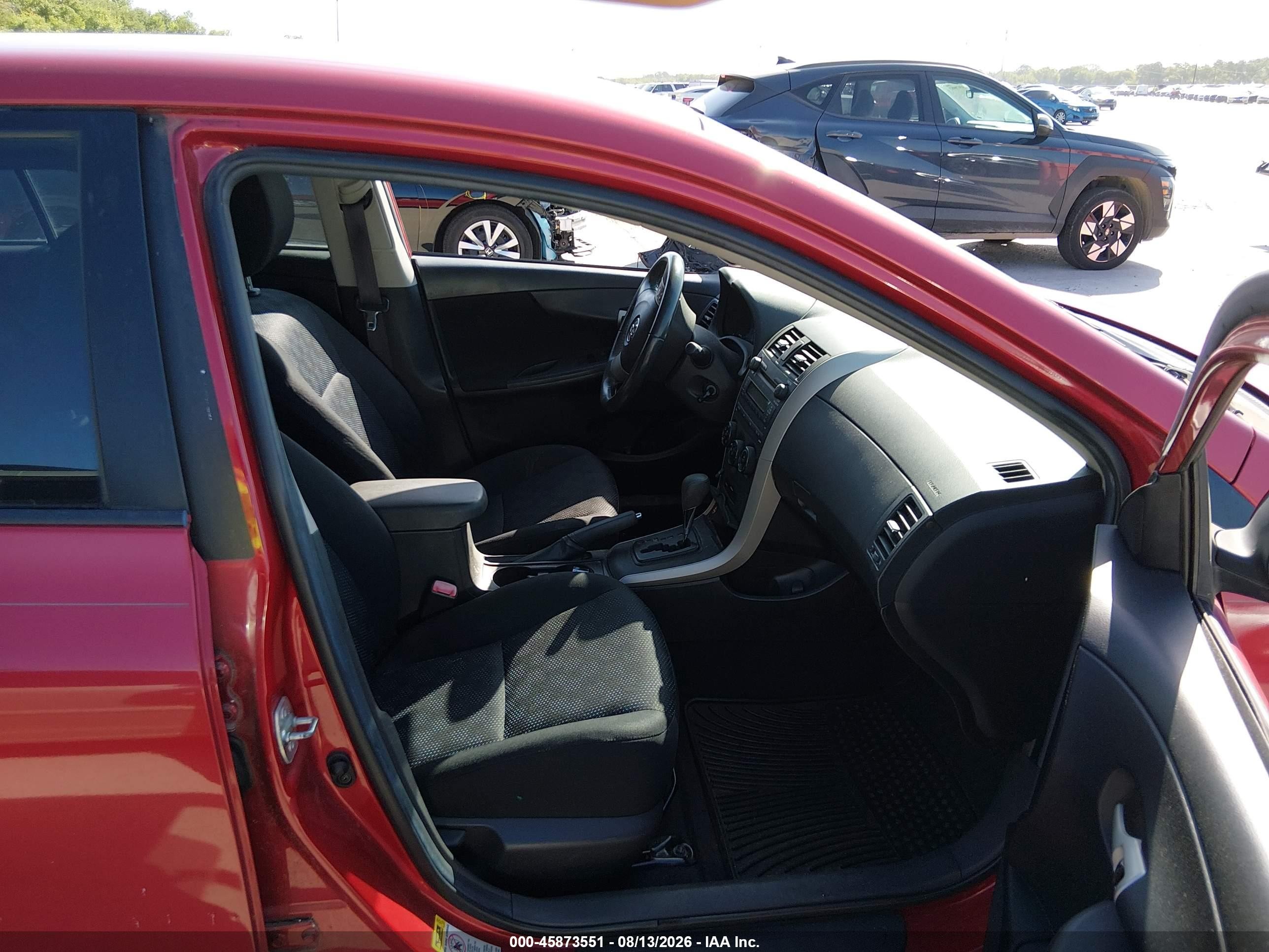 2009 Toyota Corolla S Red vin: 1NXBU40E59Z061653