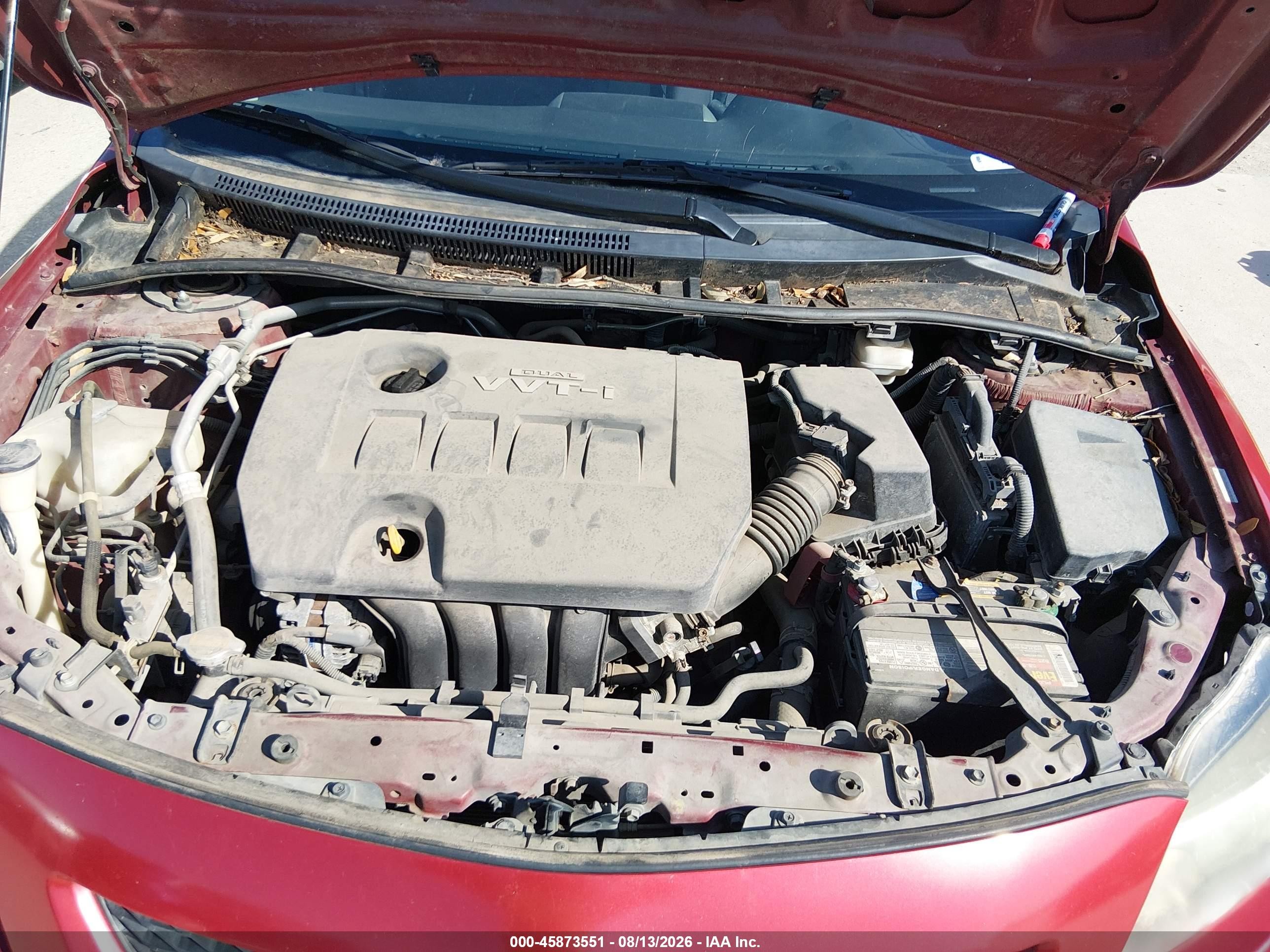 2009 Toyota Corolla S Red vin: 1NXBU40E59Z061653