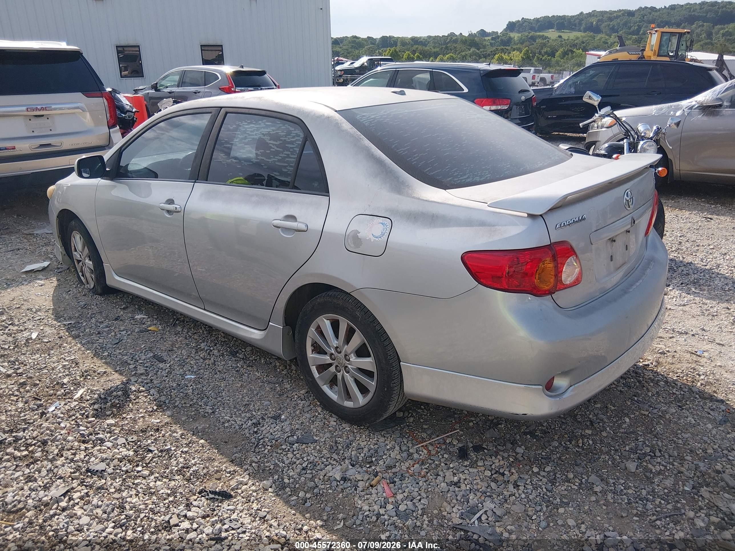 2009 Toyota Corolla S Silver vin: 1NXBU40E59Z065718