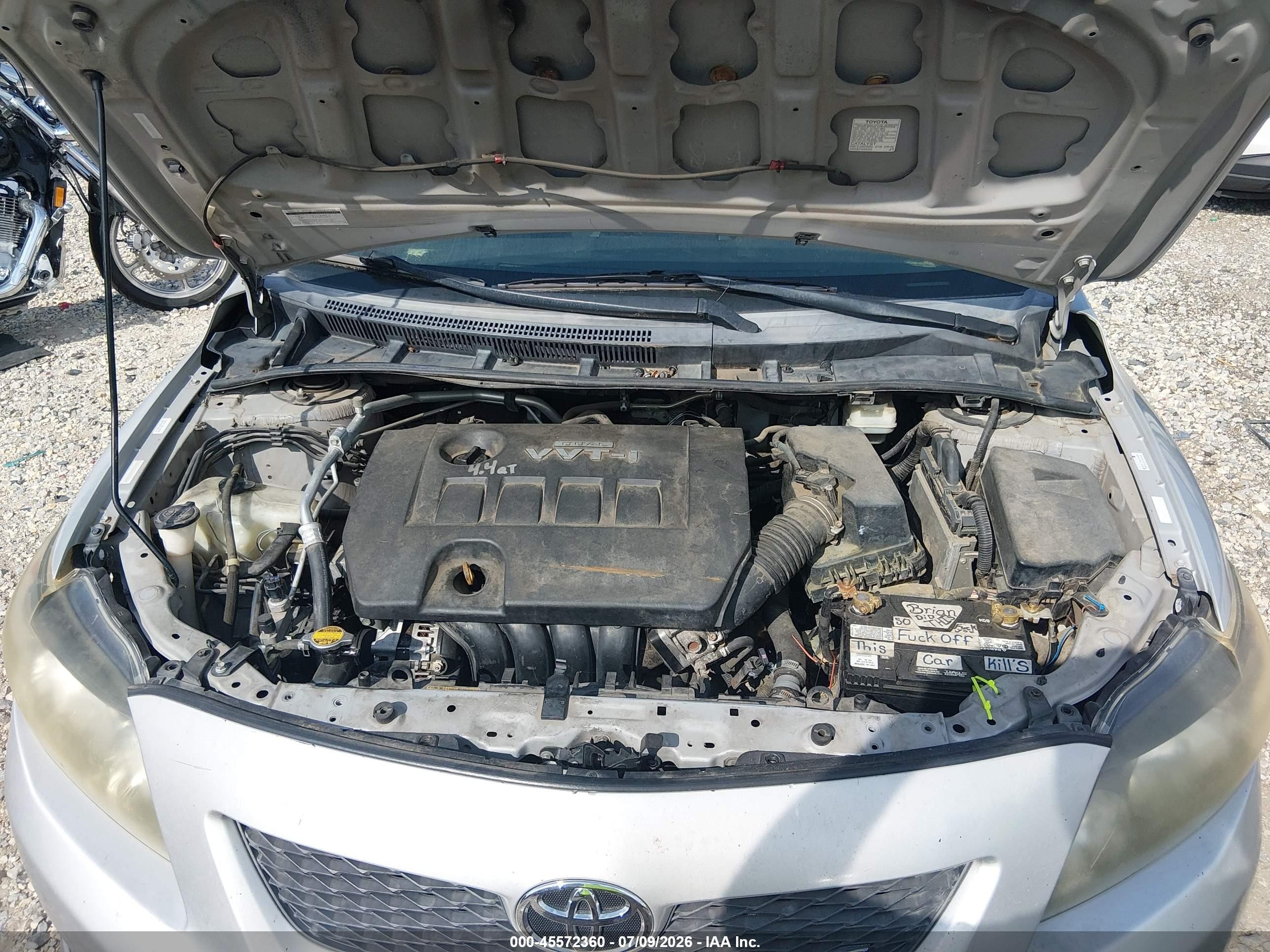 2009 Toyota Corolla S Silver vin: 1NXBU40E59Z065718