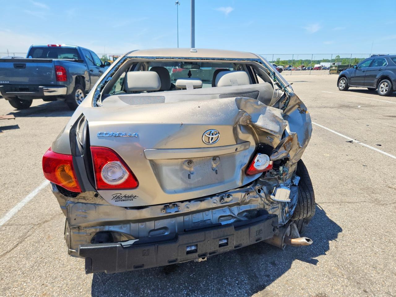 2009 Toyota Corolla Le Tan vin: 1NXBU40E59Z073365