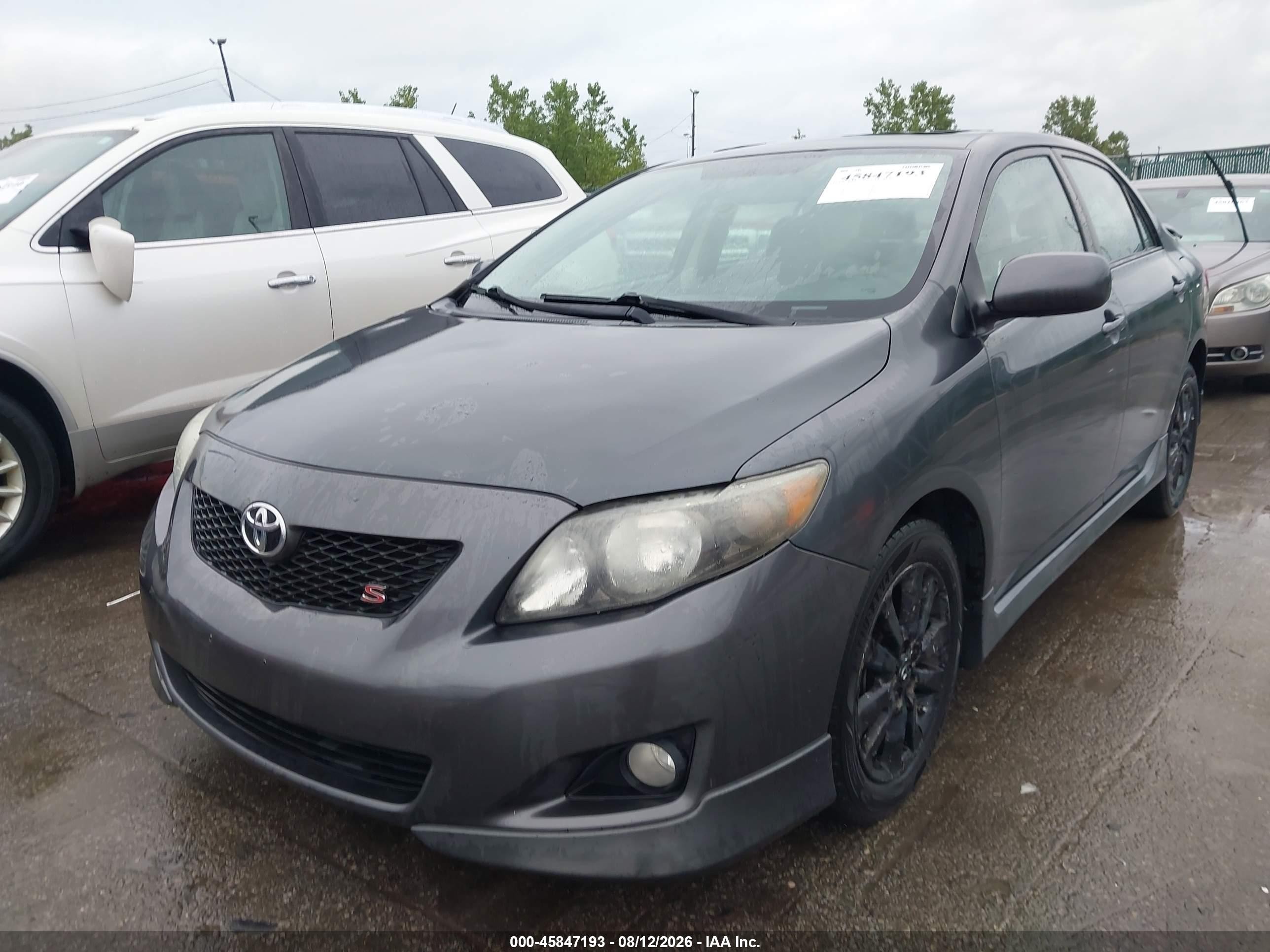 2009 Toyota Corolla S Gray vin: 1NXBU40E59Z079442