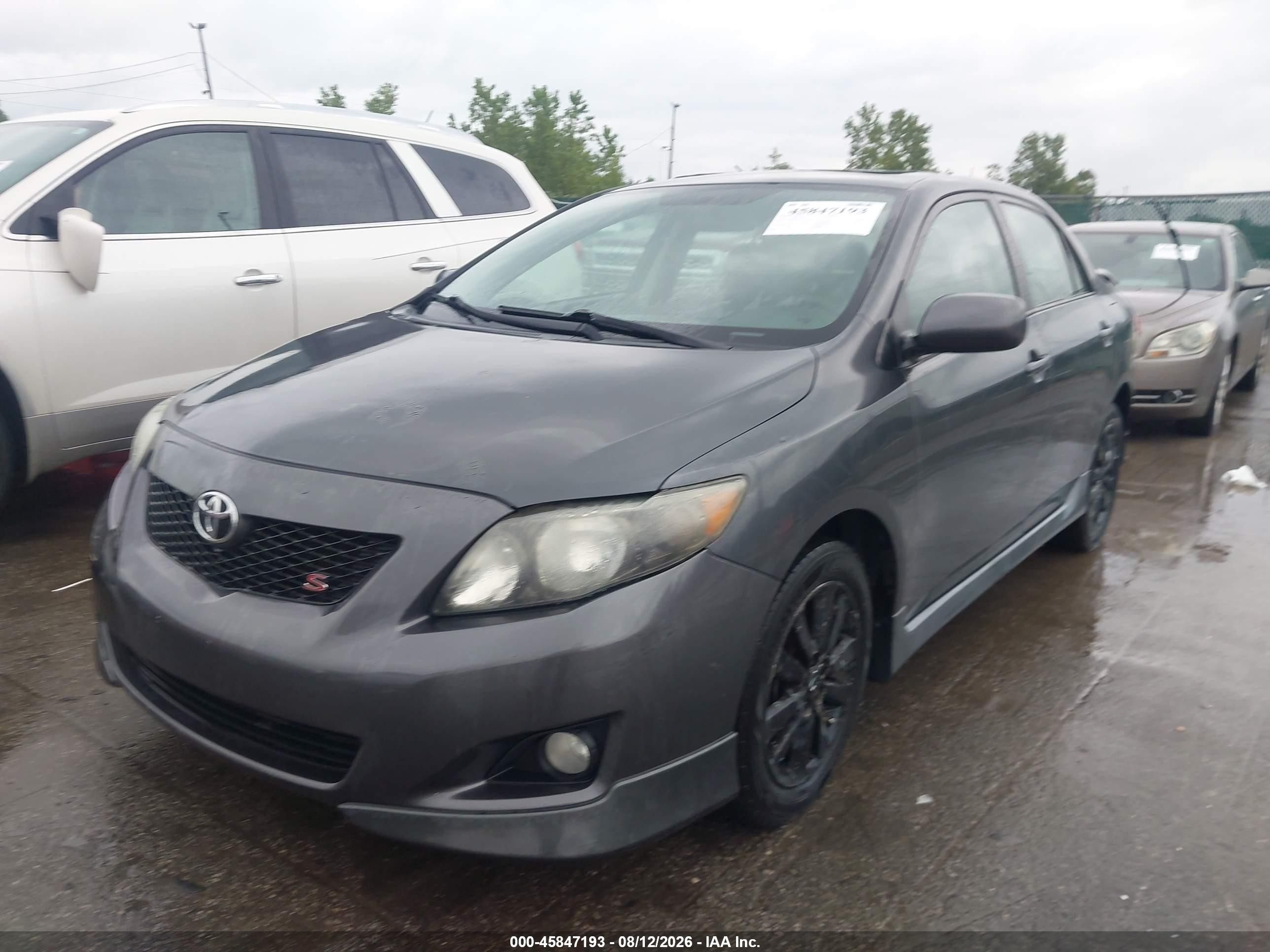 2009 Toyota Corolla S Gray vin: 1NXBU40E59Z079442