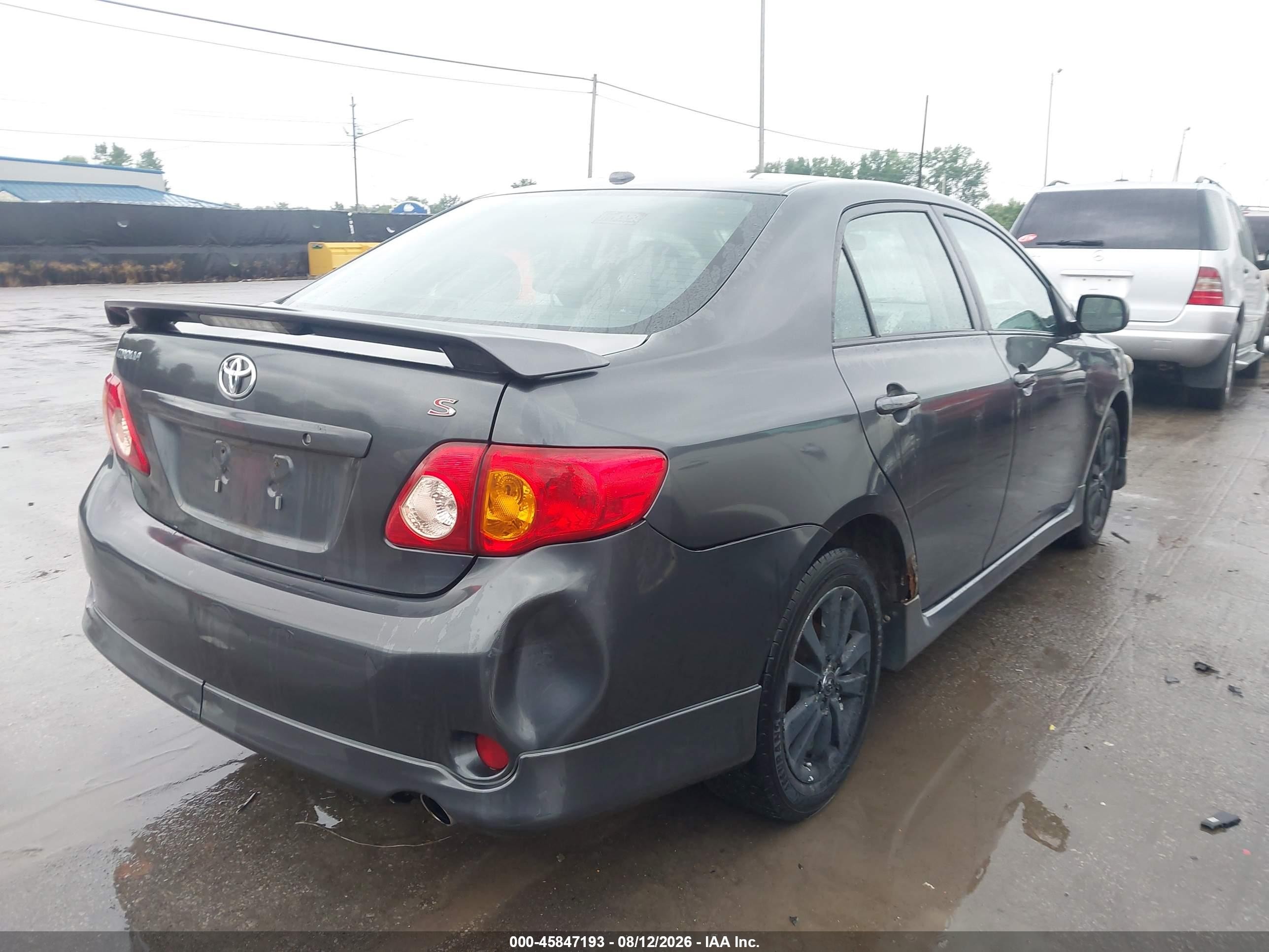 2009 Toyota Corolla S Gray vin: 1NXBU40E59Z079442
