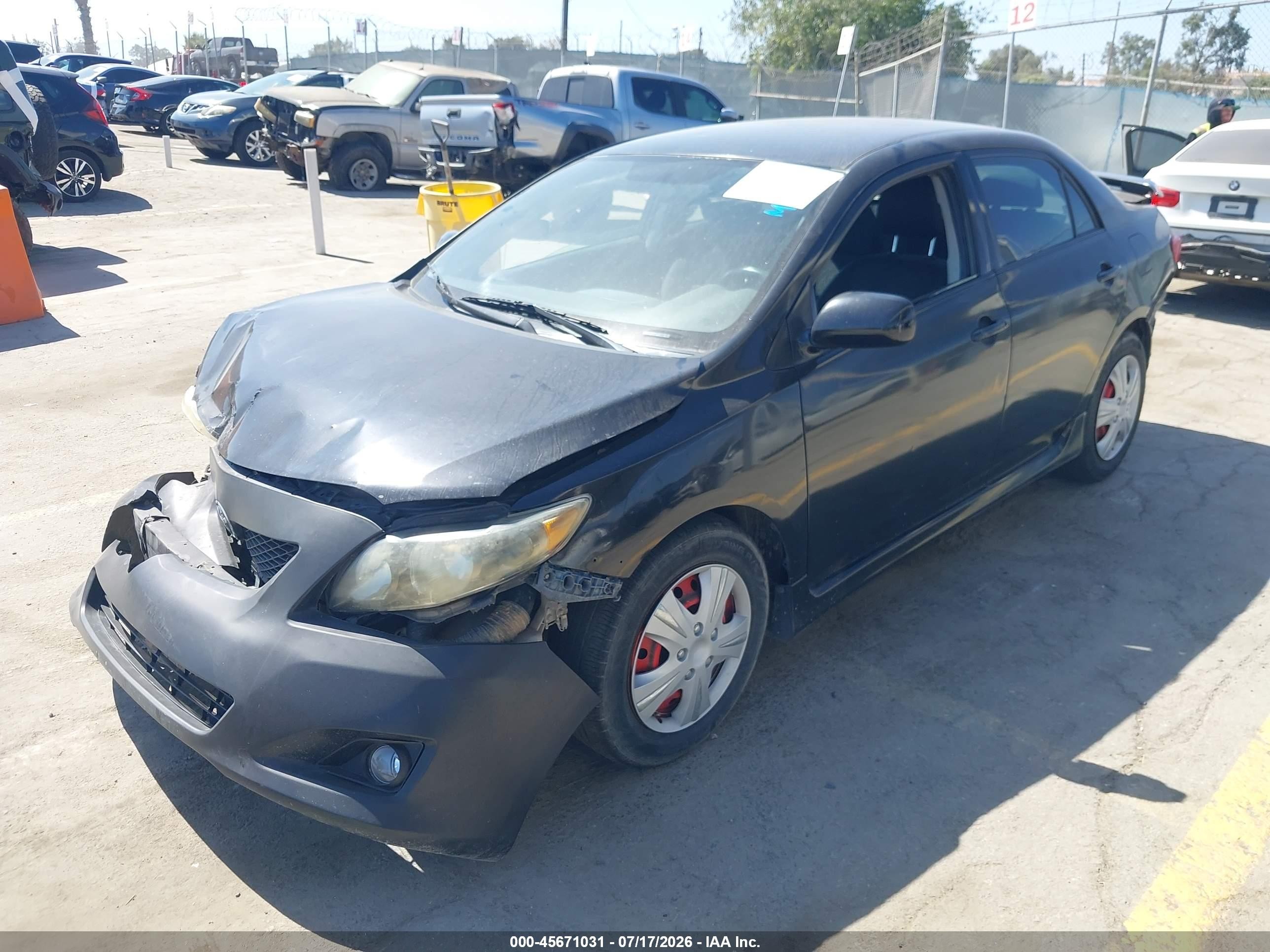 2009 Toyota Corolla S Black vin: 1NXBU40E59Z082230