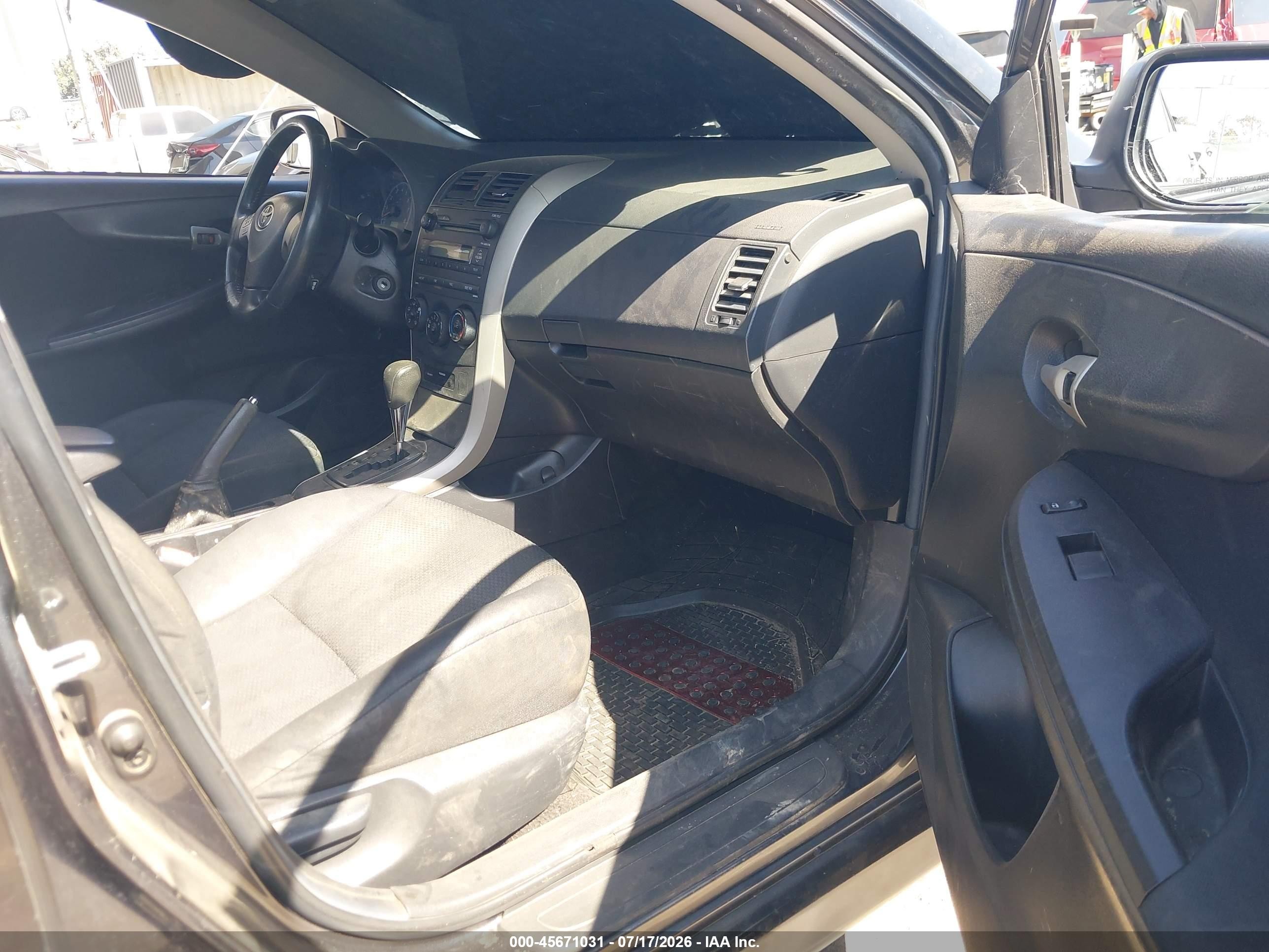 2009 Toyota Corolla S Black vin: 1NXBU40E59Z082230