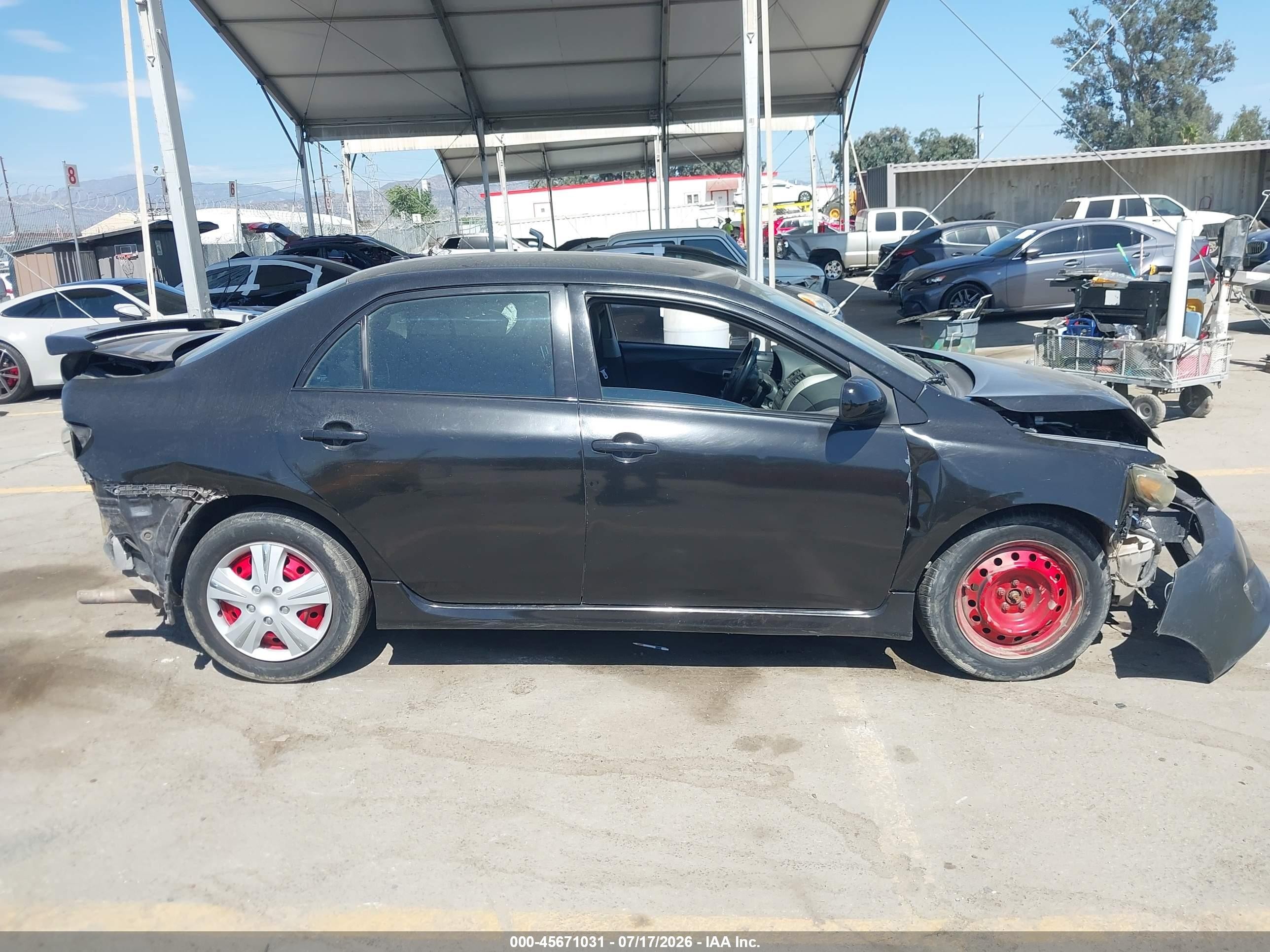 2009 Toyota Corolla S Black vin: 1NXBU40E59Z082230
