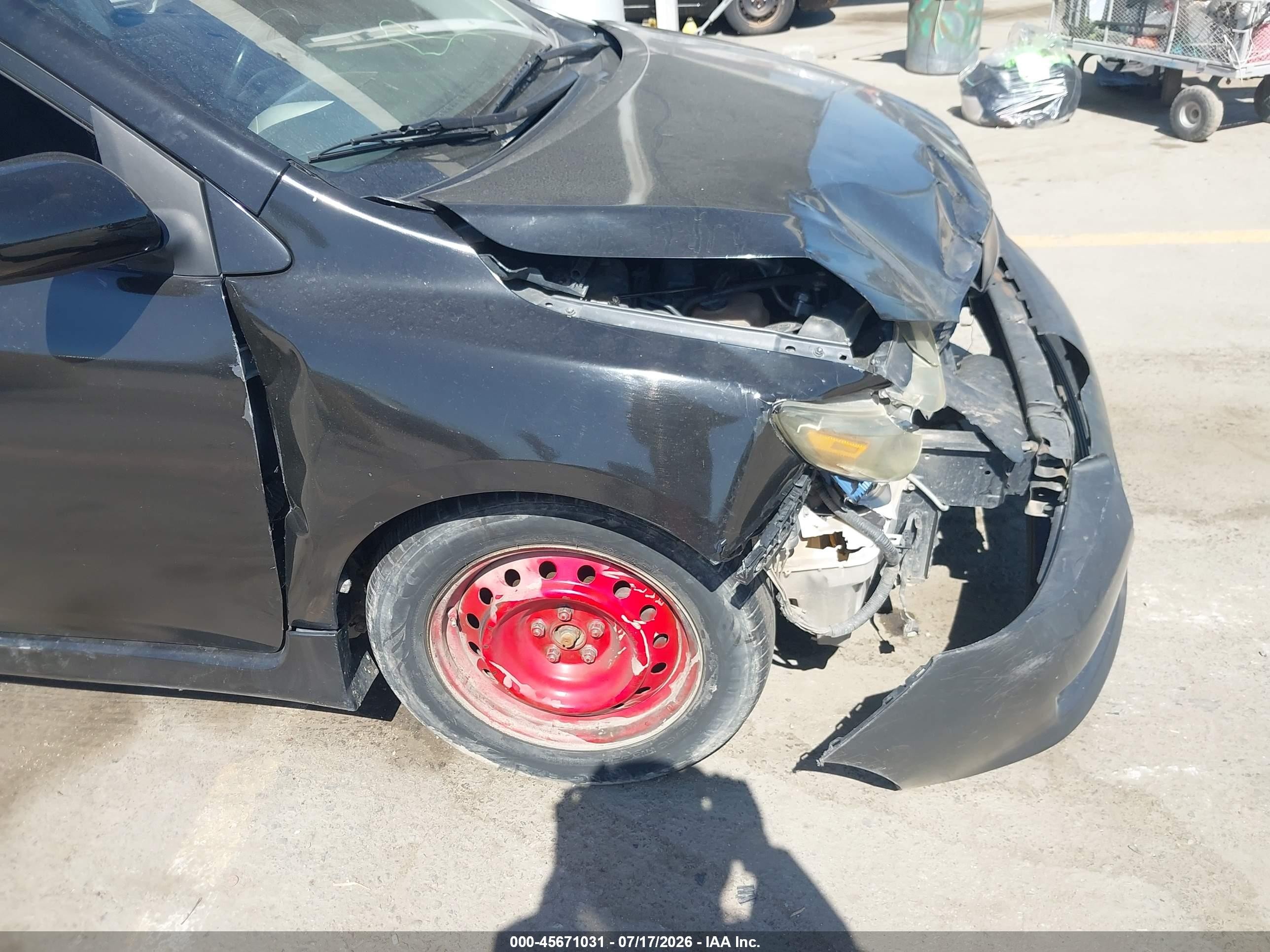 2009 Toyota Corolla S Black vin: 1NXBU40E59Z082230