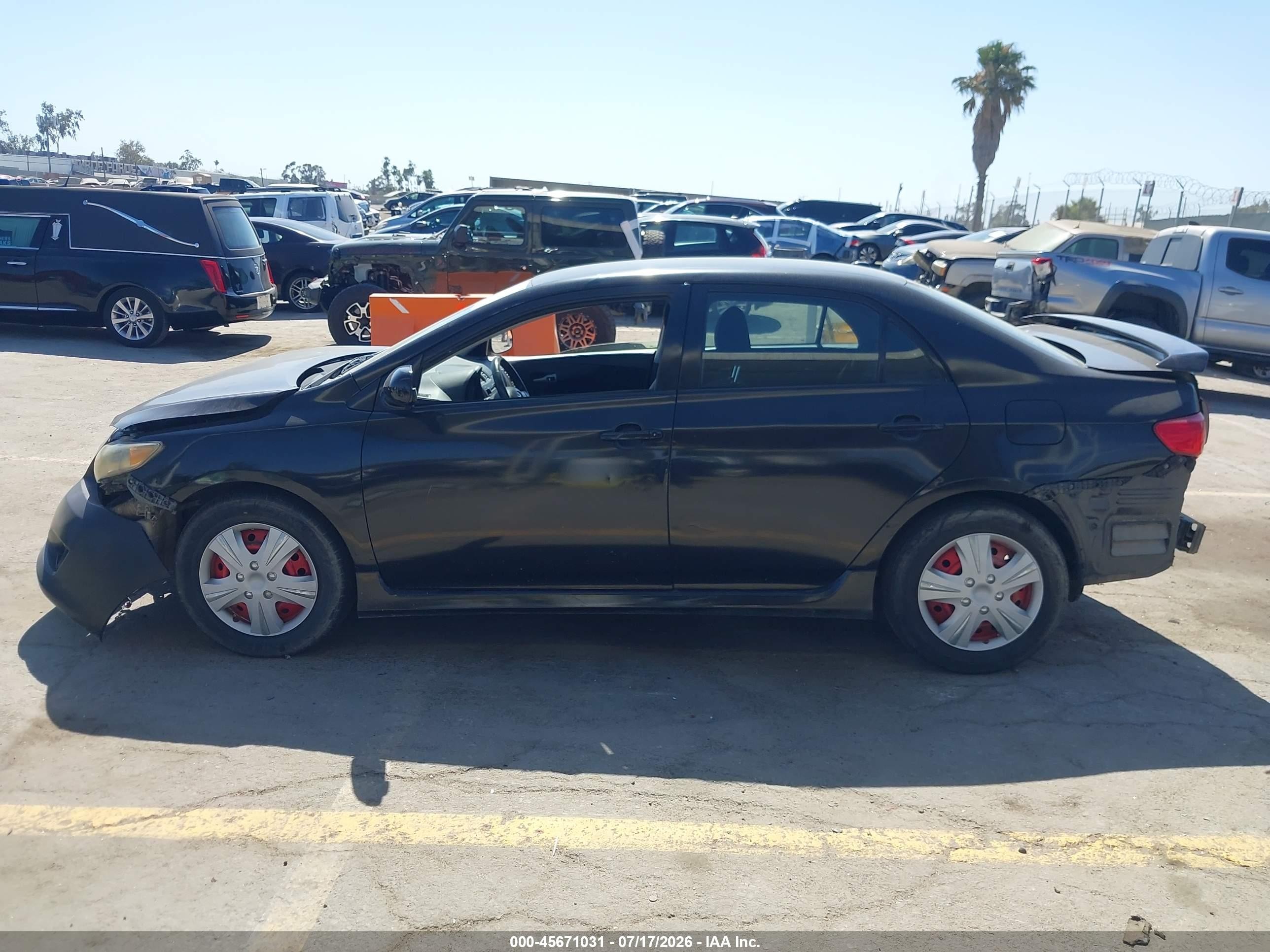 2009 Toyota Corolla S Black vin: 1NXBU40E59Z082230