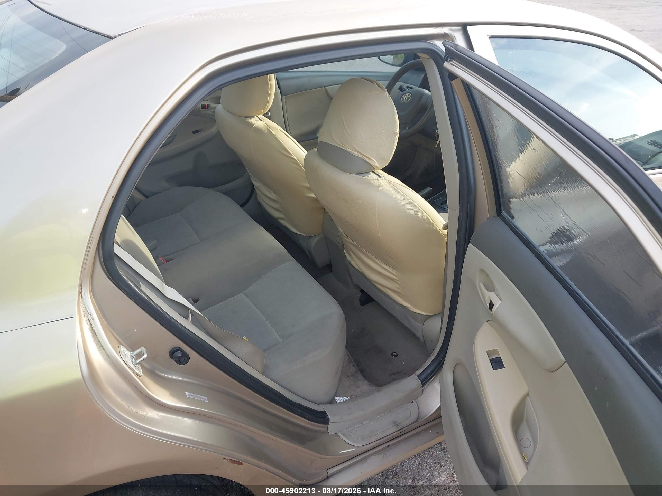 2009 Toyota Corolla Le Gold vin: 1NXBU40E59Z094698