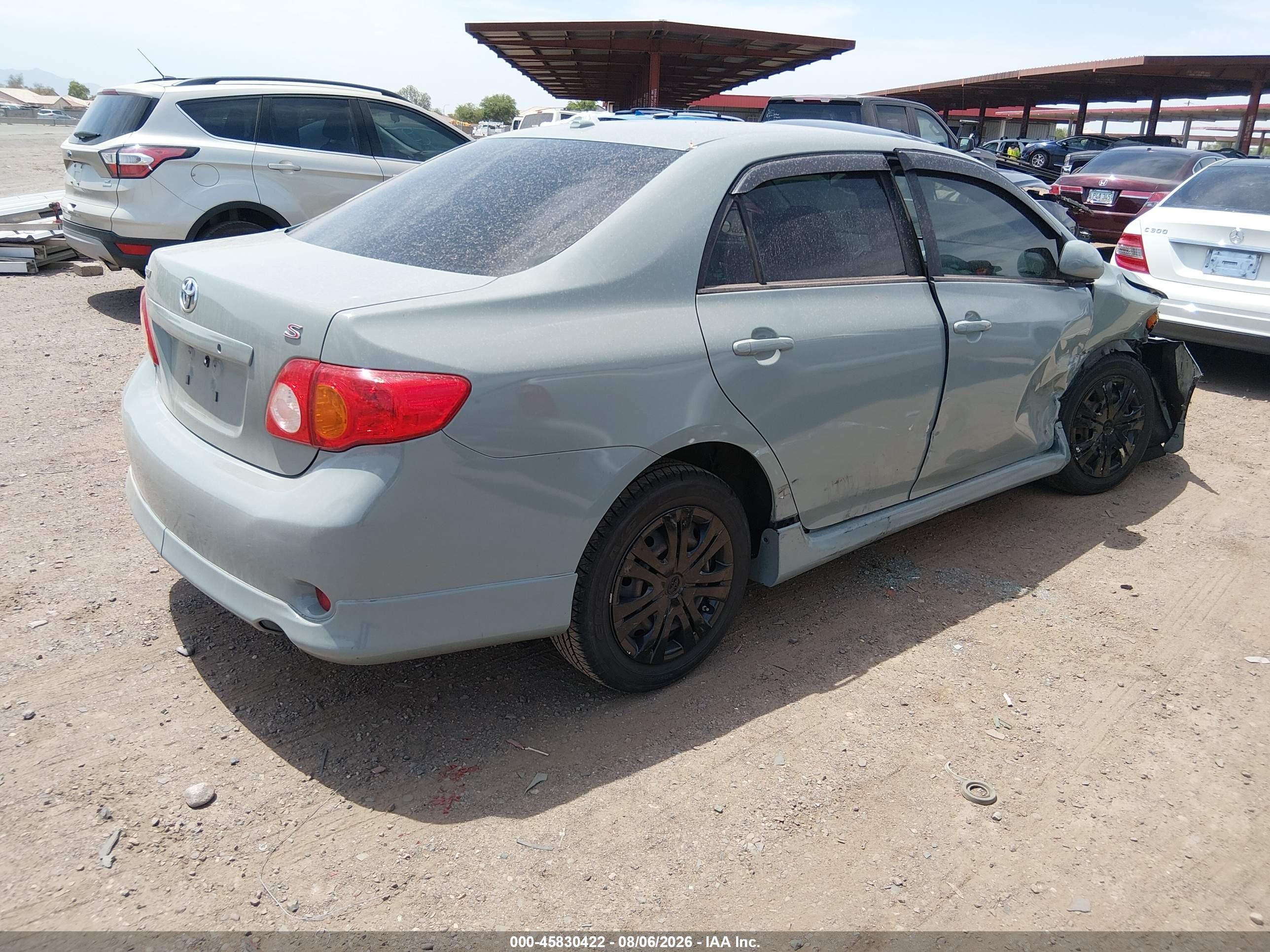 2009 Toyota Corolla S Gray vin: 1NXBU40E59Z109331