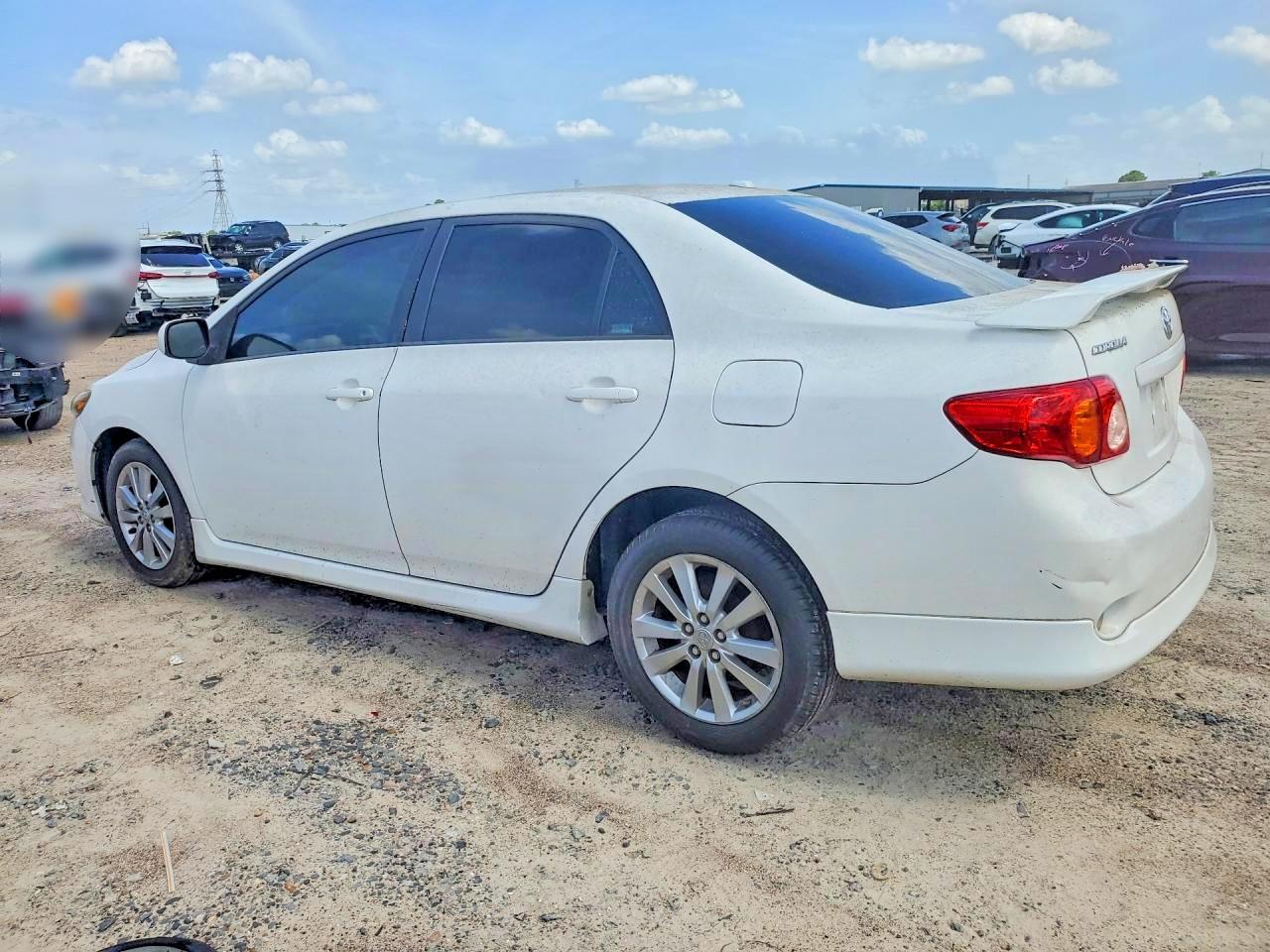 2009 Toyota Corolla S White vin: 1NXBU40E59Z111435