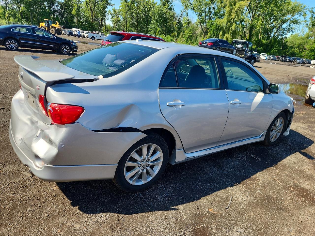 2009 Toyota Corolla S Серебряный vin: 1NXBU40E59Z112875